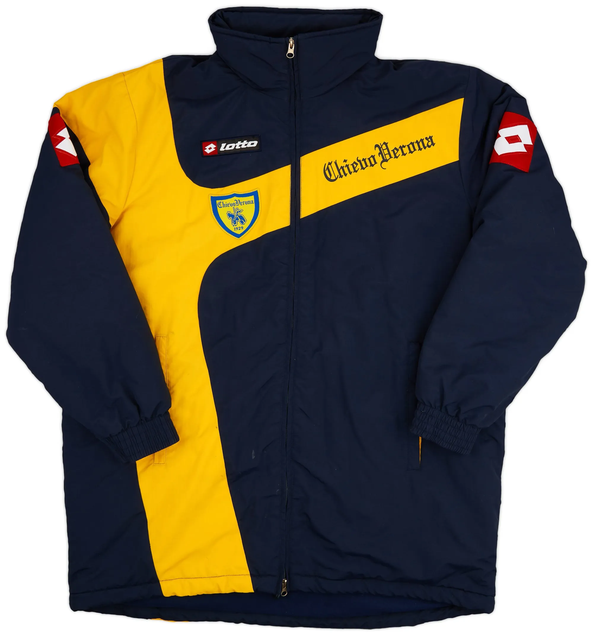 2000s Chievo Verona Lotto Padded Bench Coat - 7/10 - (XL)
