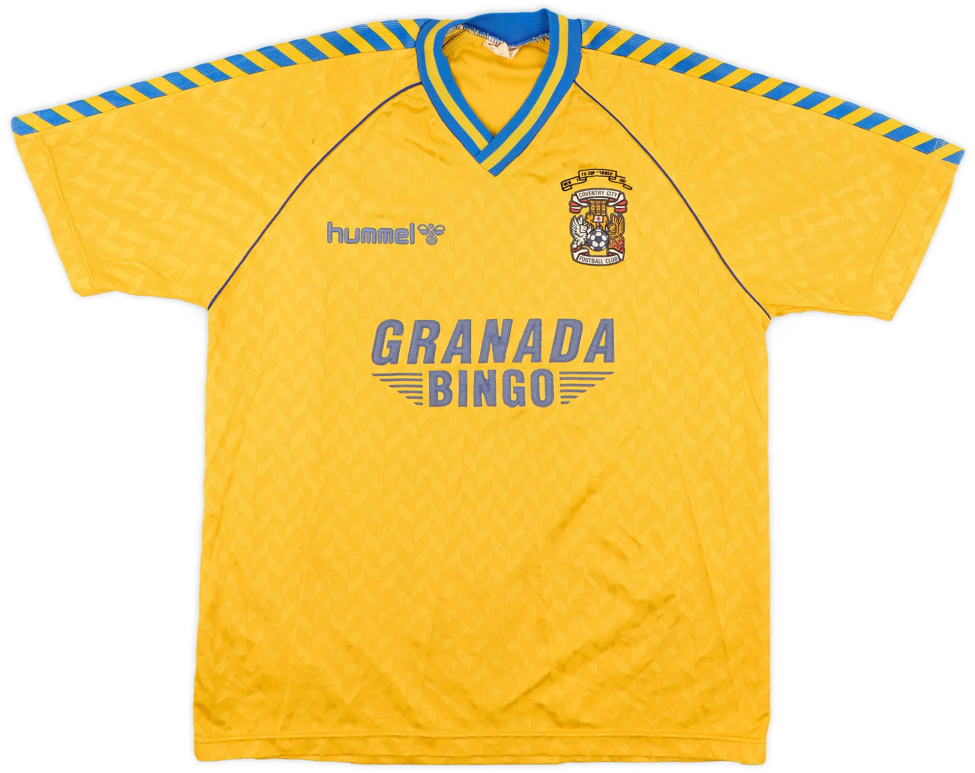 Hummel Coventry City Mens SS Away Shirt 1987/89
