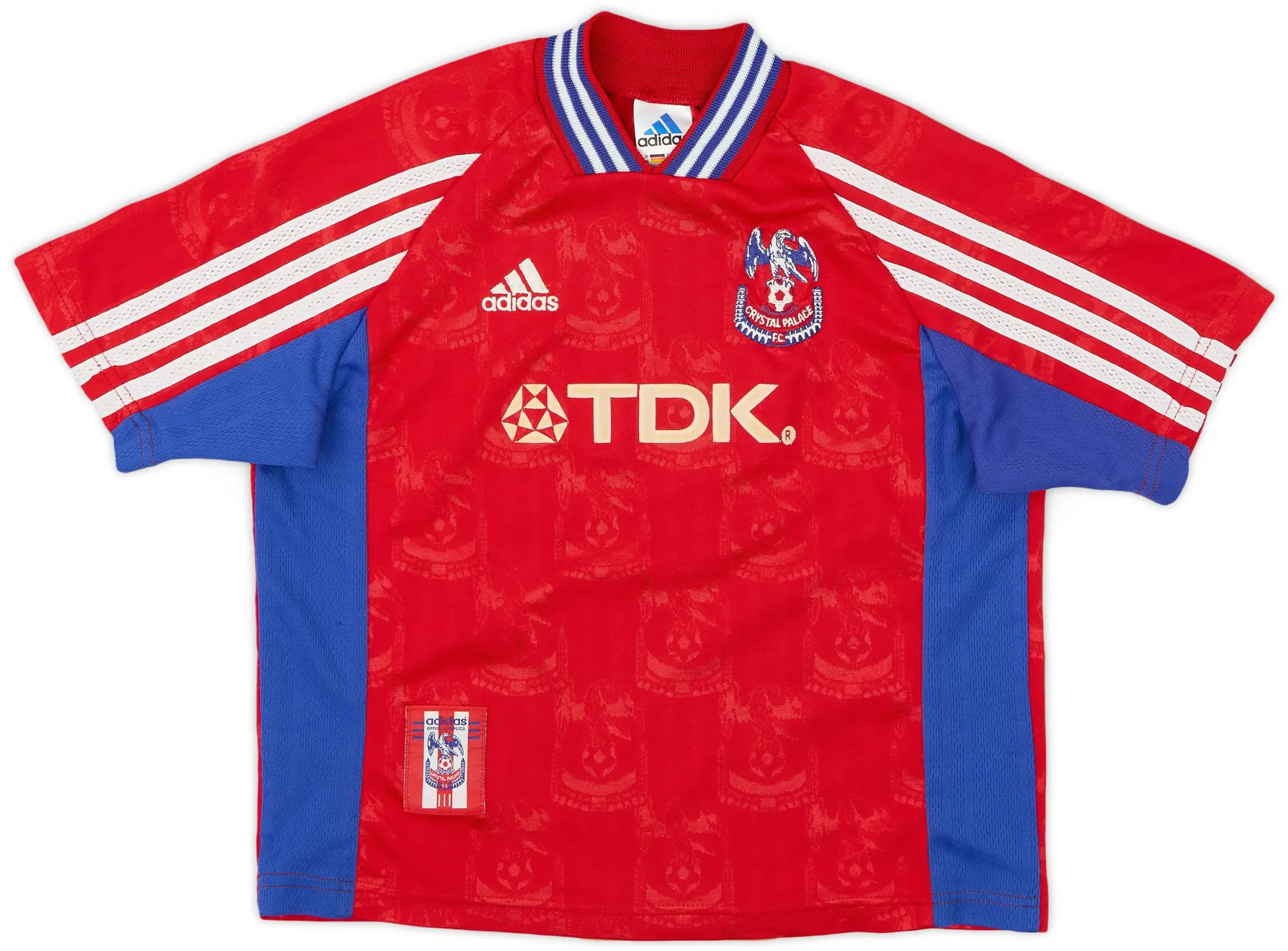 クリスタルパレス　98-99 ホームユニフォーム　アディダス adidas Crystal Palace Boys SS Home Shirt 1998/99