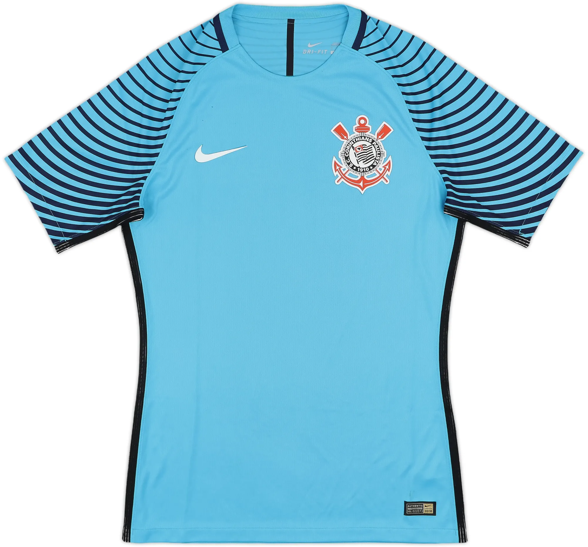 Nike Corinthians Mens SS Goalkeeper Player Issue Home Shirt 2016/17