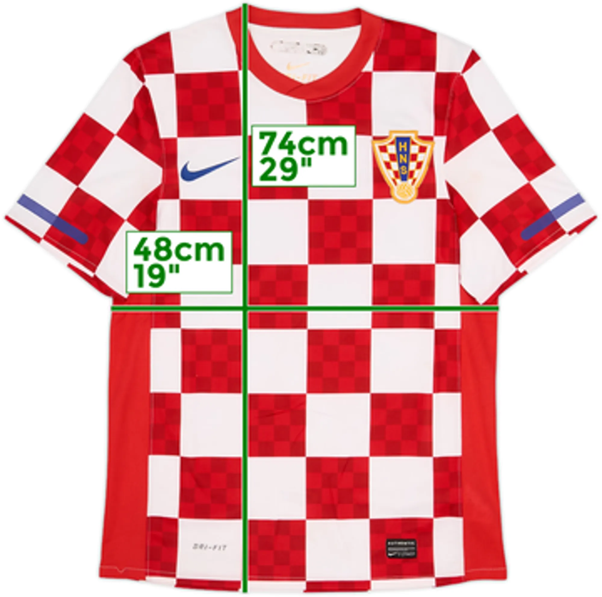 Nike Croatia Mens SS Home Shirt 2010