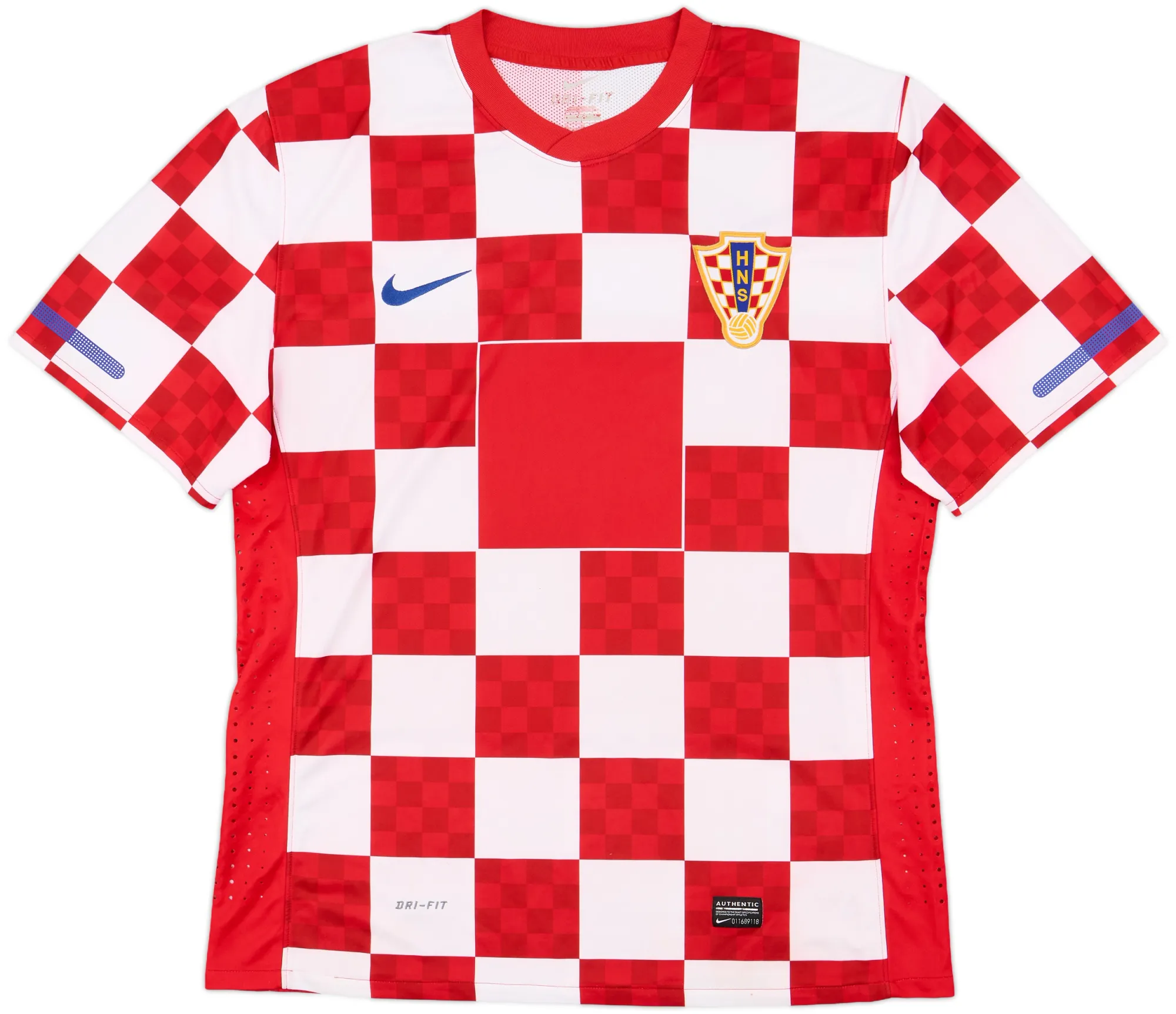 Nike Croatia Mens SS Player Issue Home Shirt 2010