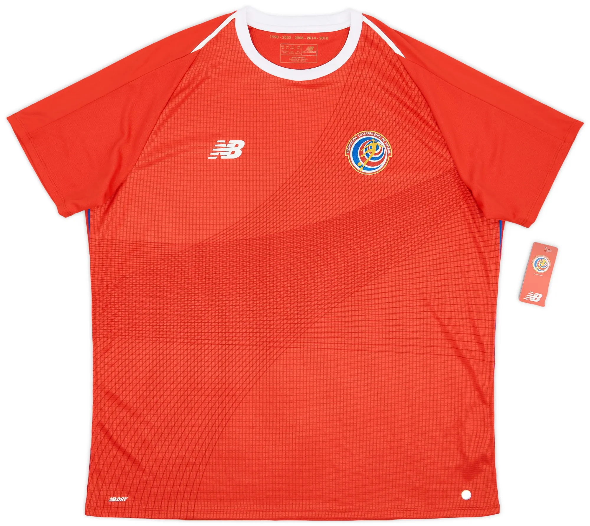 New Balance Costa Rica Mens SS Home Shirt 2018