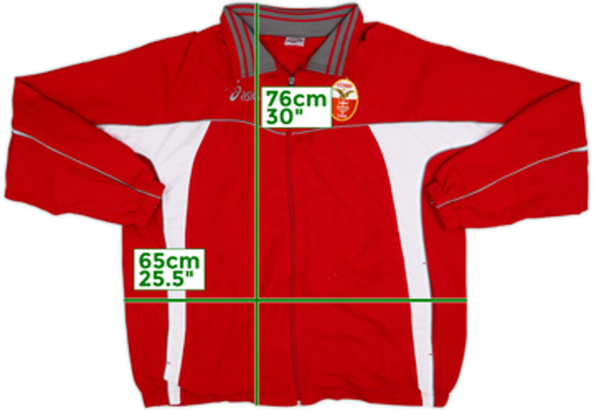 2002-03 Cuneo Asics Track Jacket - 8/10 - (L)