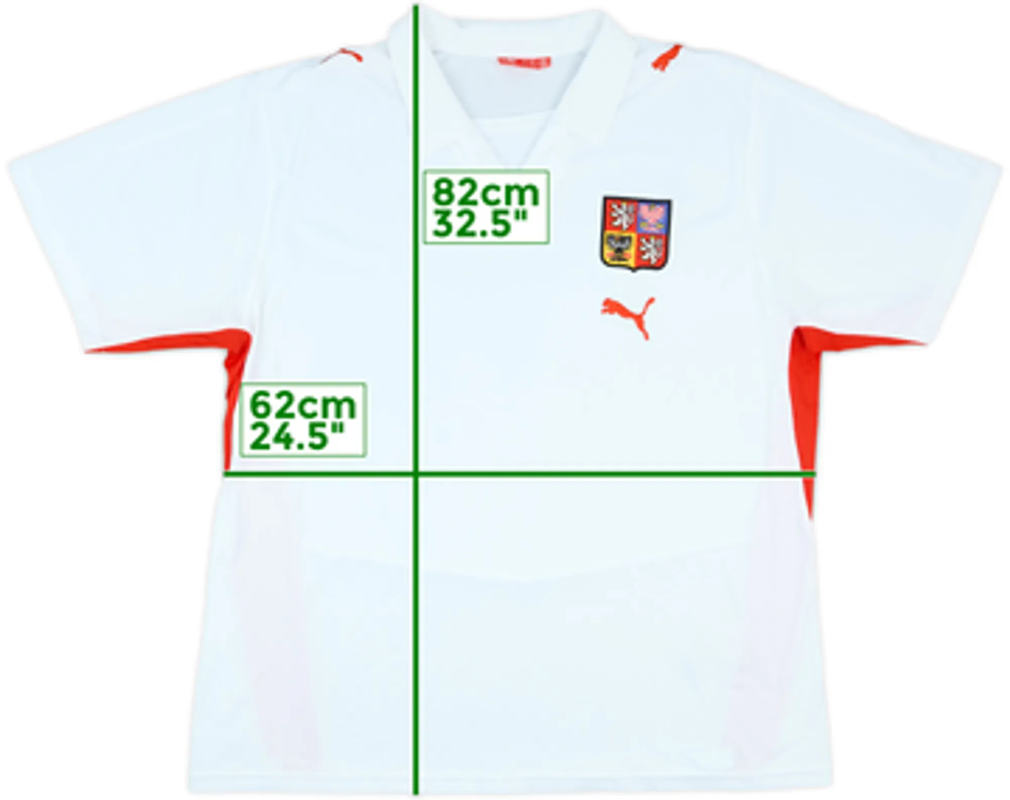 Puma Czech Republic Mens SS Away Shirt 2008