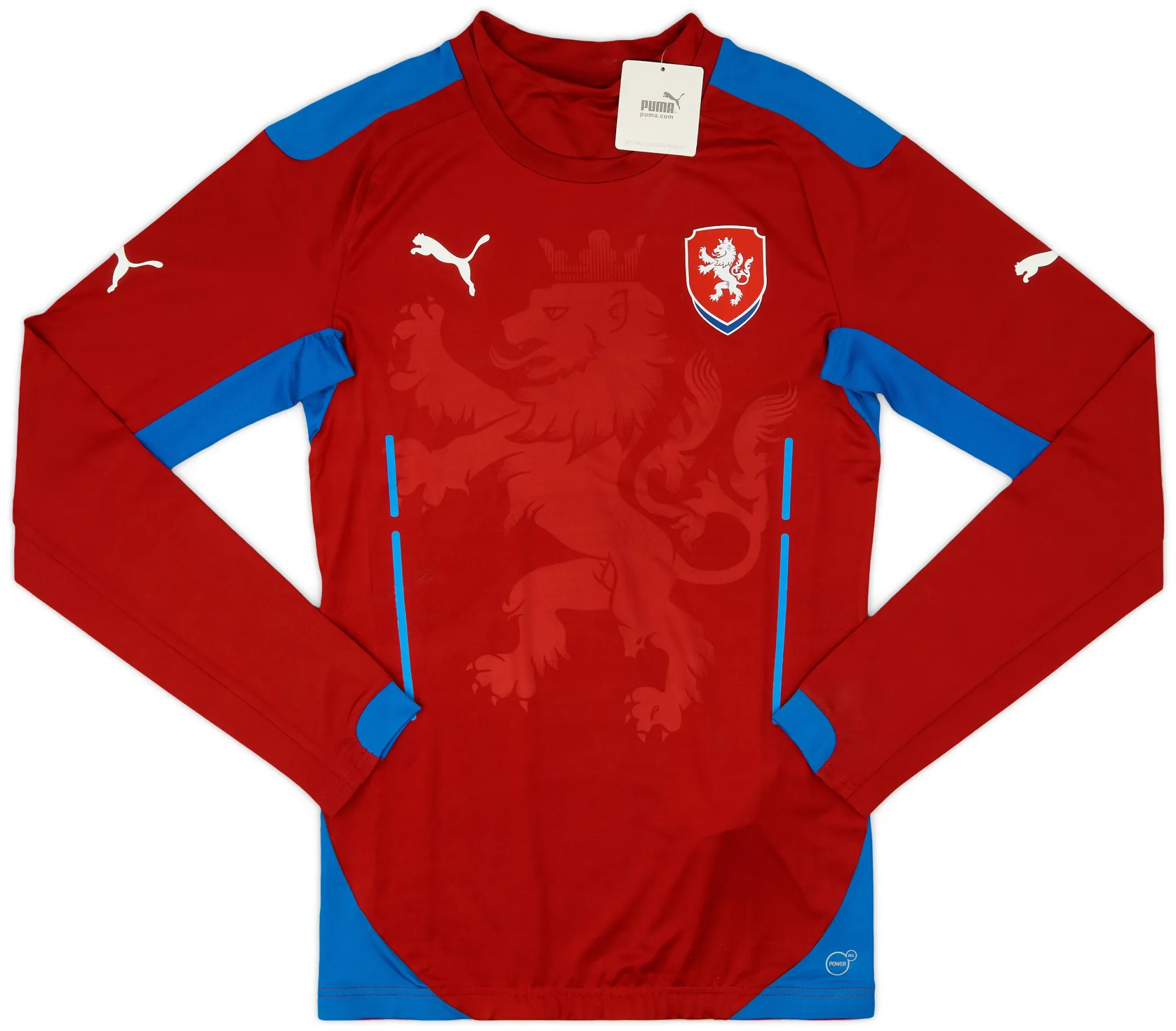 Puma Czech Republic Mens LS Player Issue Home Shirt 2014