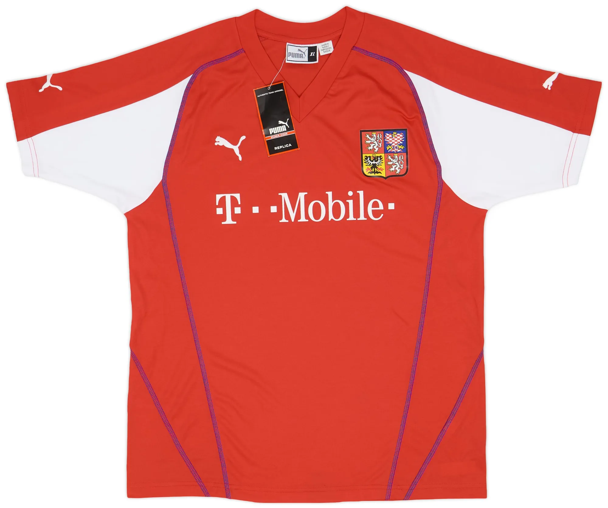 Puma Czech Republic Mens SS Home Shirt 2004