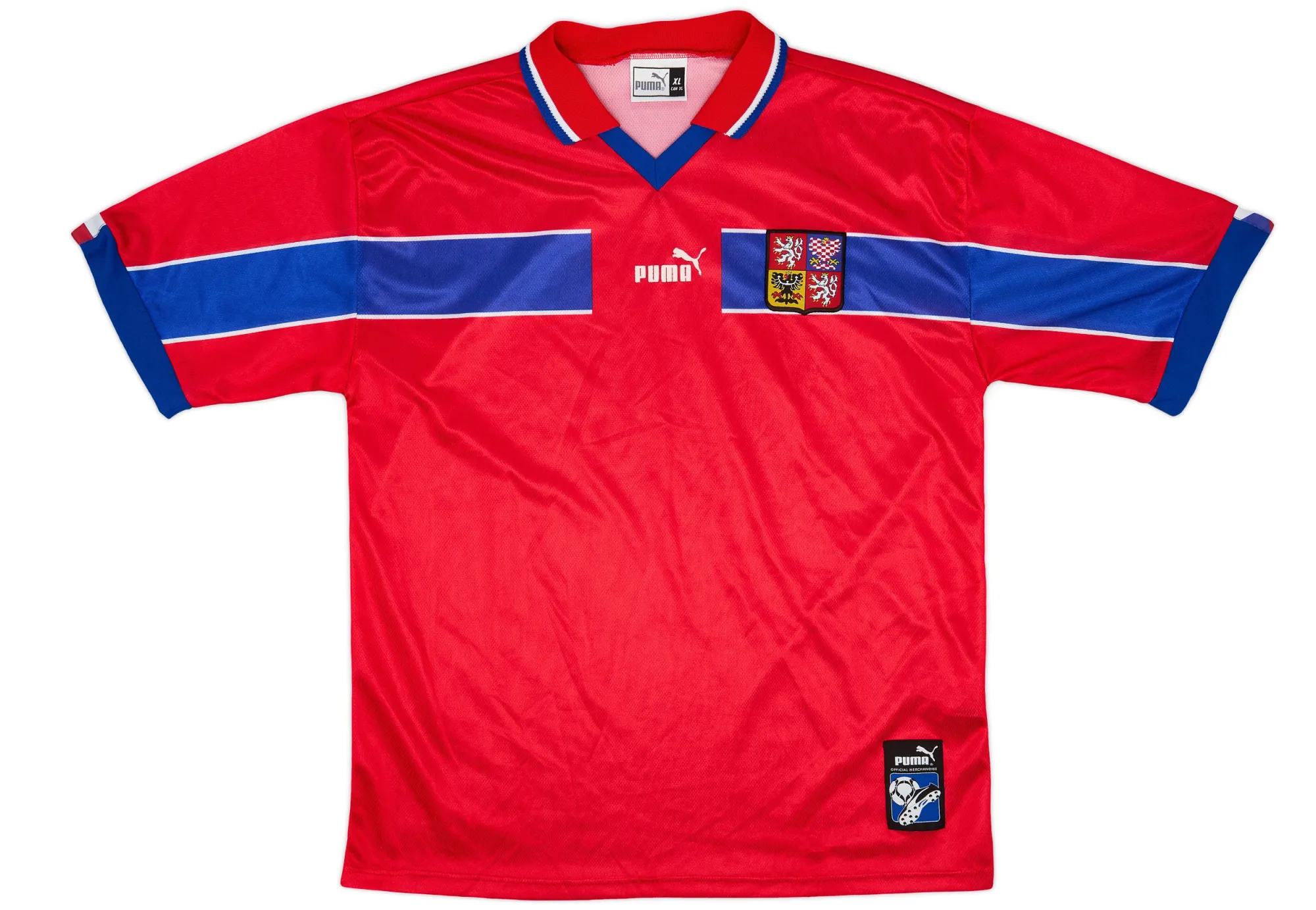 Puma Czech Republic Mens SS Home Shirt 1998