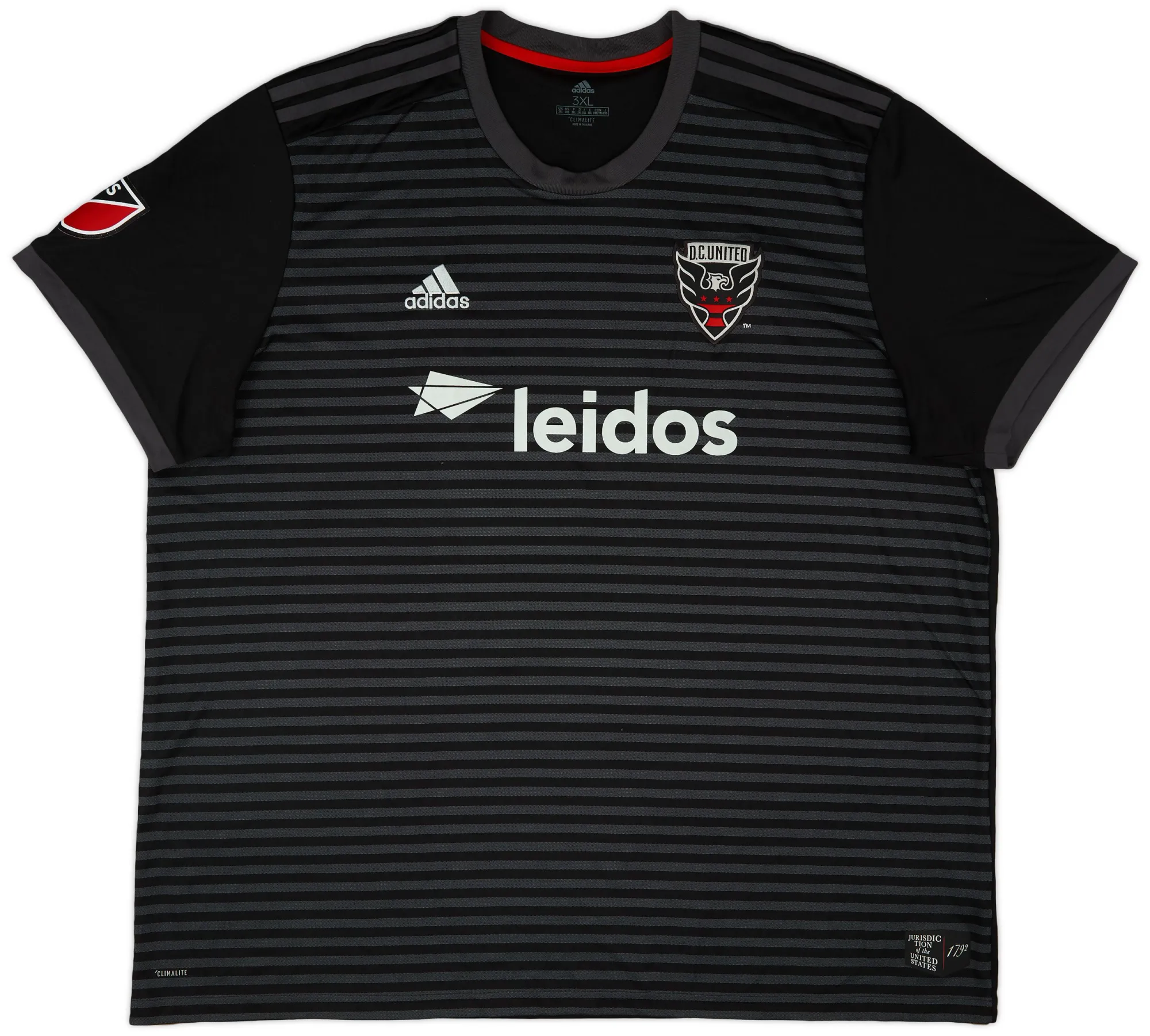 adidas DC United Mens SS Home Shirt 2019