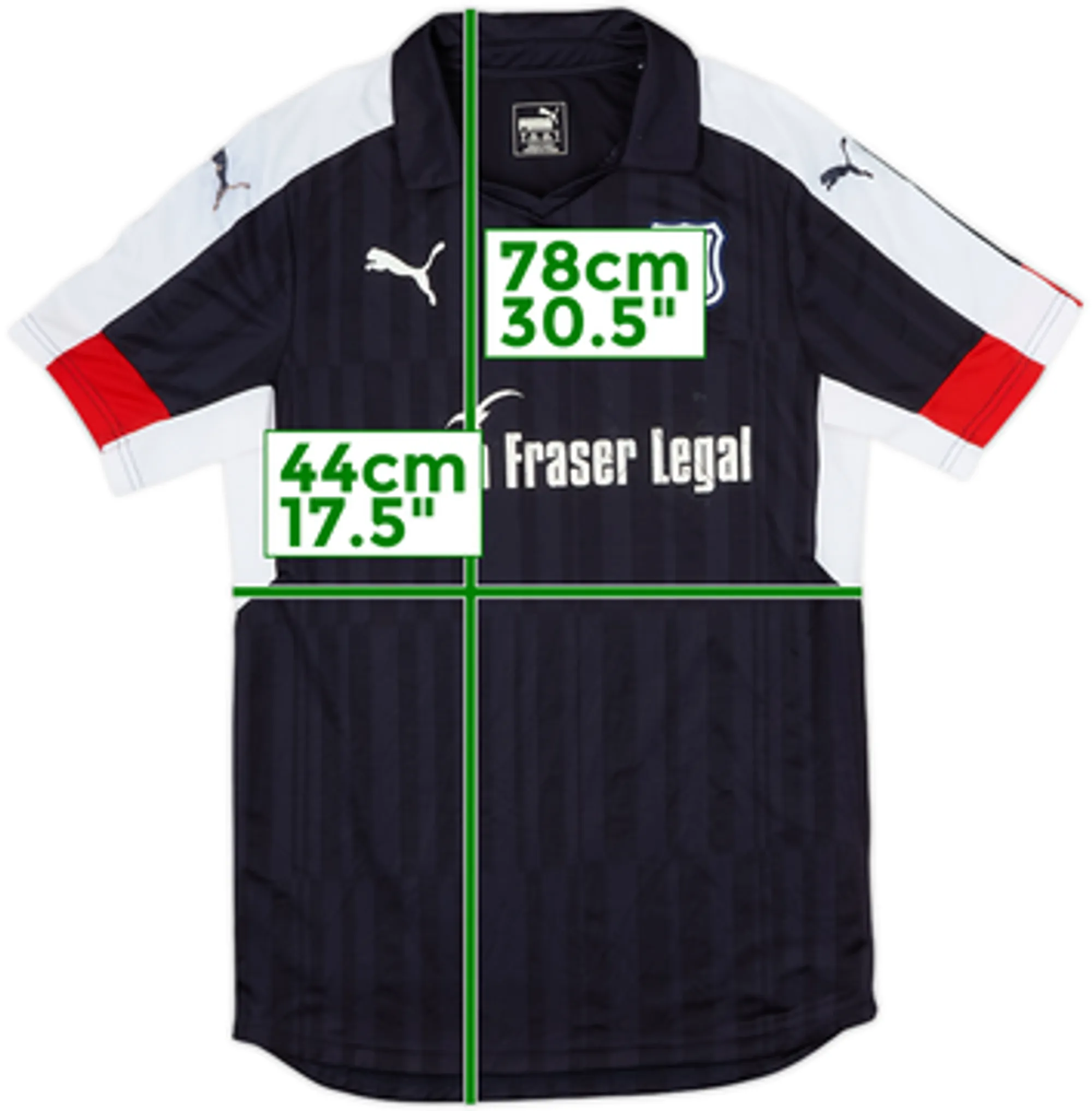 Puma Dundee Mens SS Home Shirt 2016/17