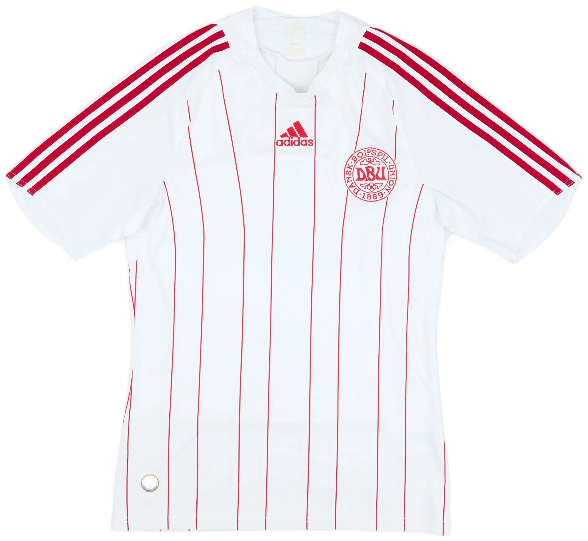 adidas Denmark Mens SS Away Shirt 2008