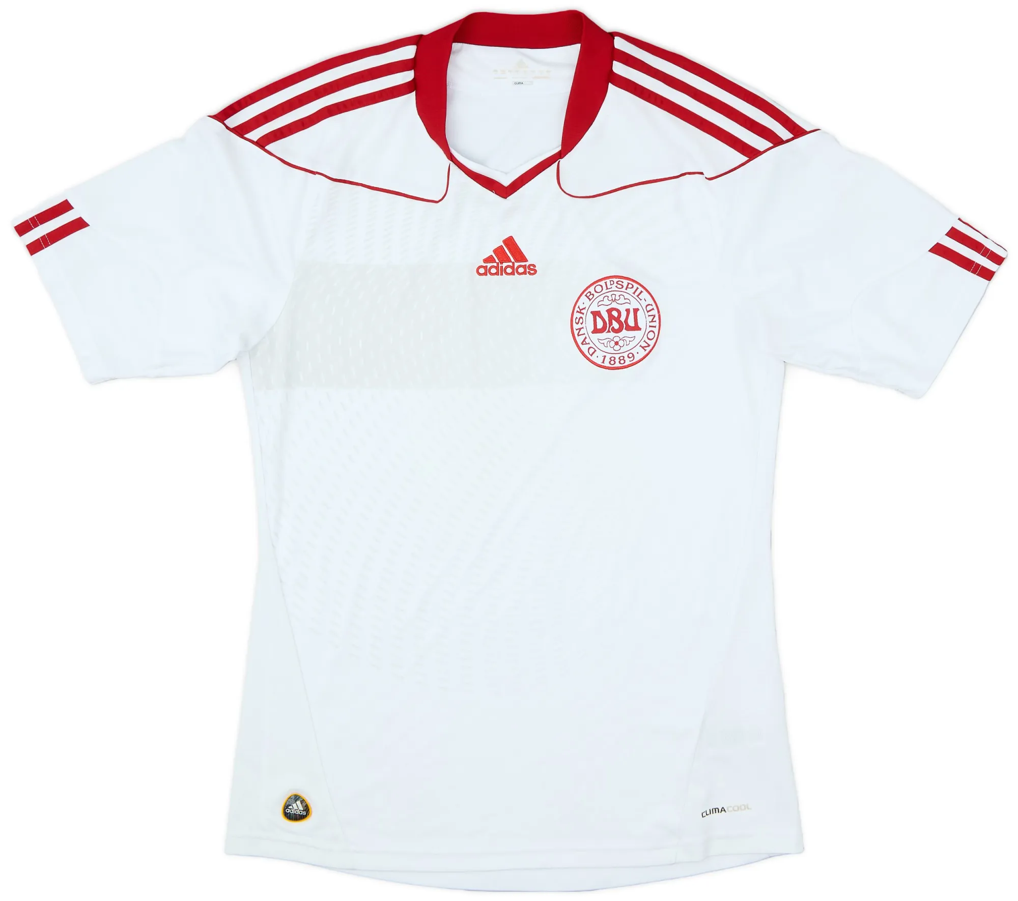 adidas Denmark Mens SS Away Shirt 2010