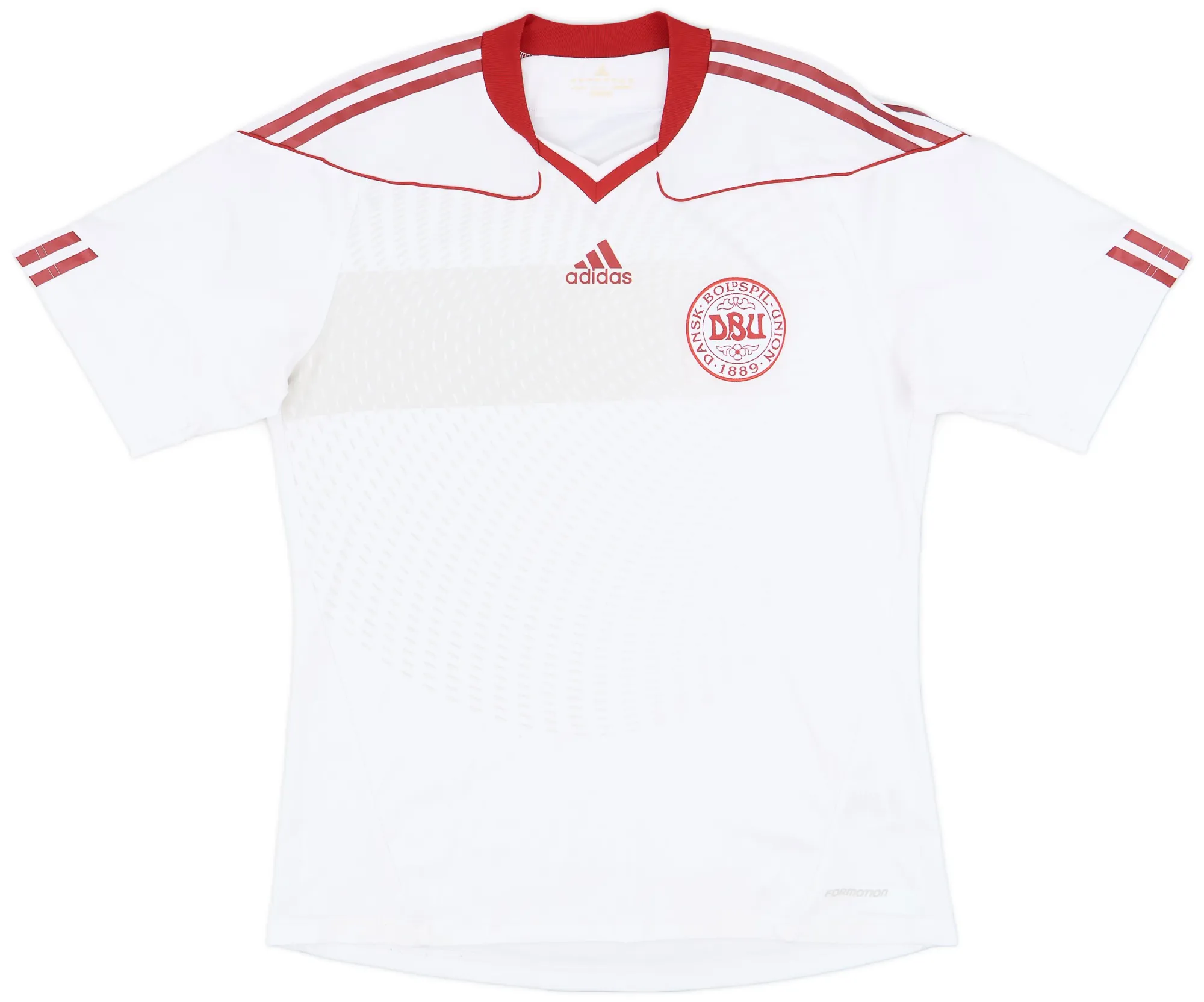 adidas Denmark Mens SS Away Shirt 2010