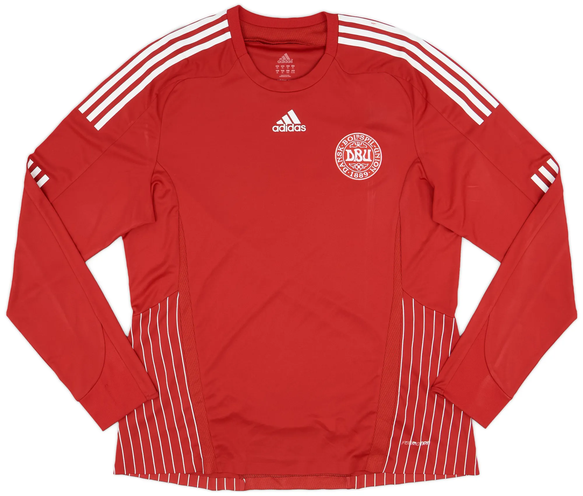 adidas Denmark Mens SS Player Issue Home Shirt 2007