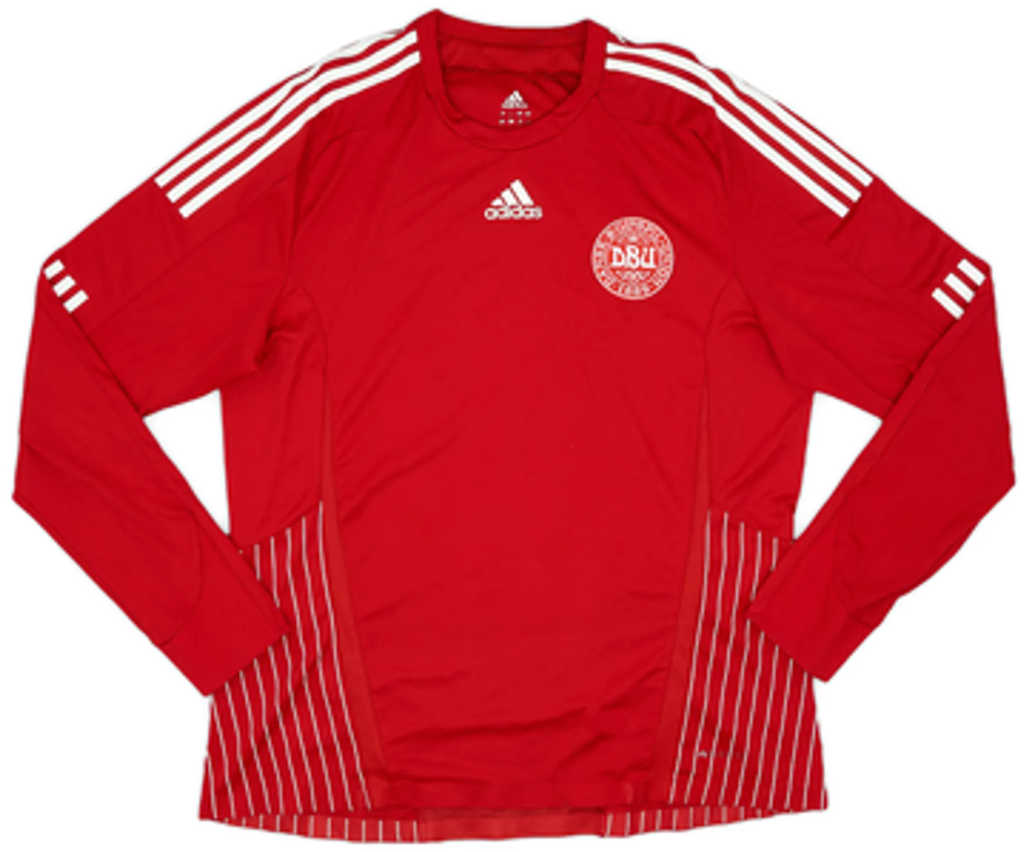 adidas Denmark Mens LS Player Issue Home Shirt 2007