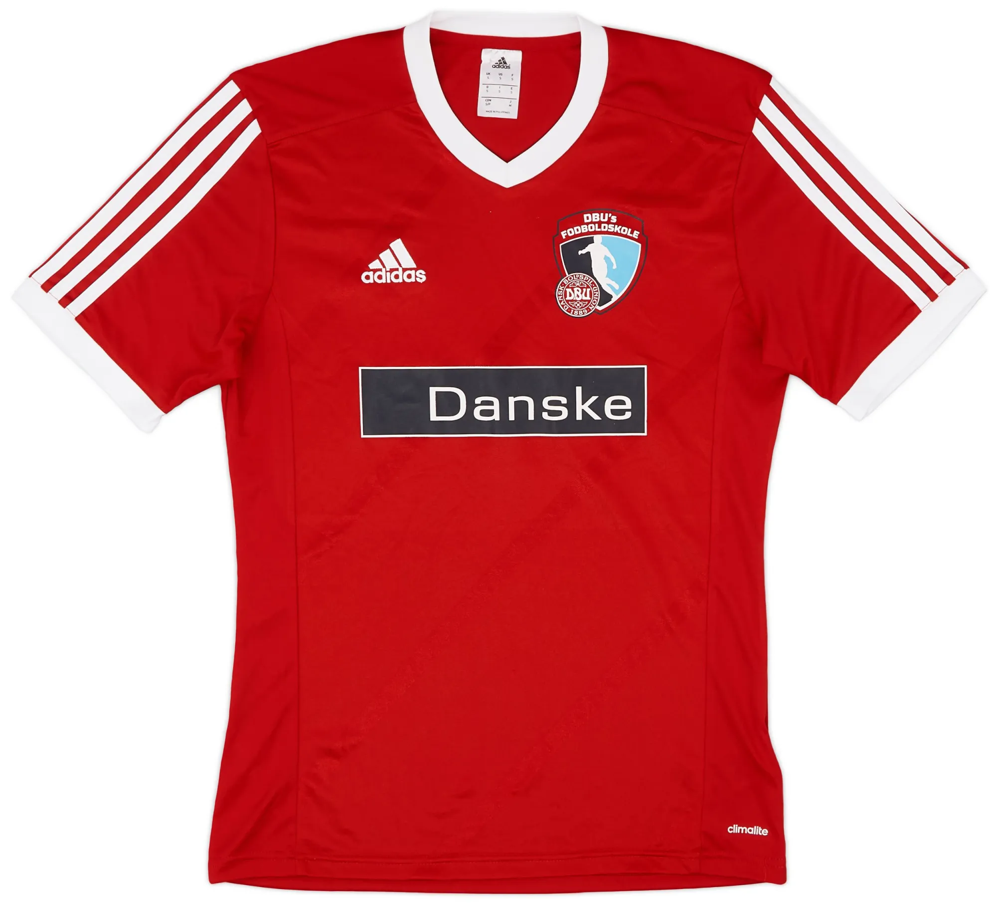 adidas Denmark Girls SS Home Shirt 2015