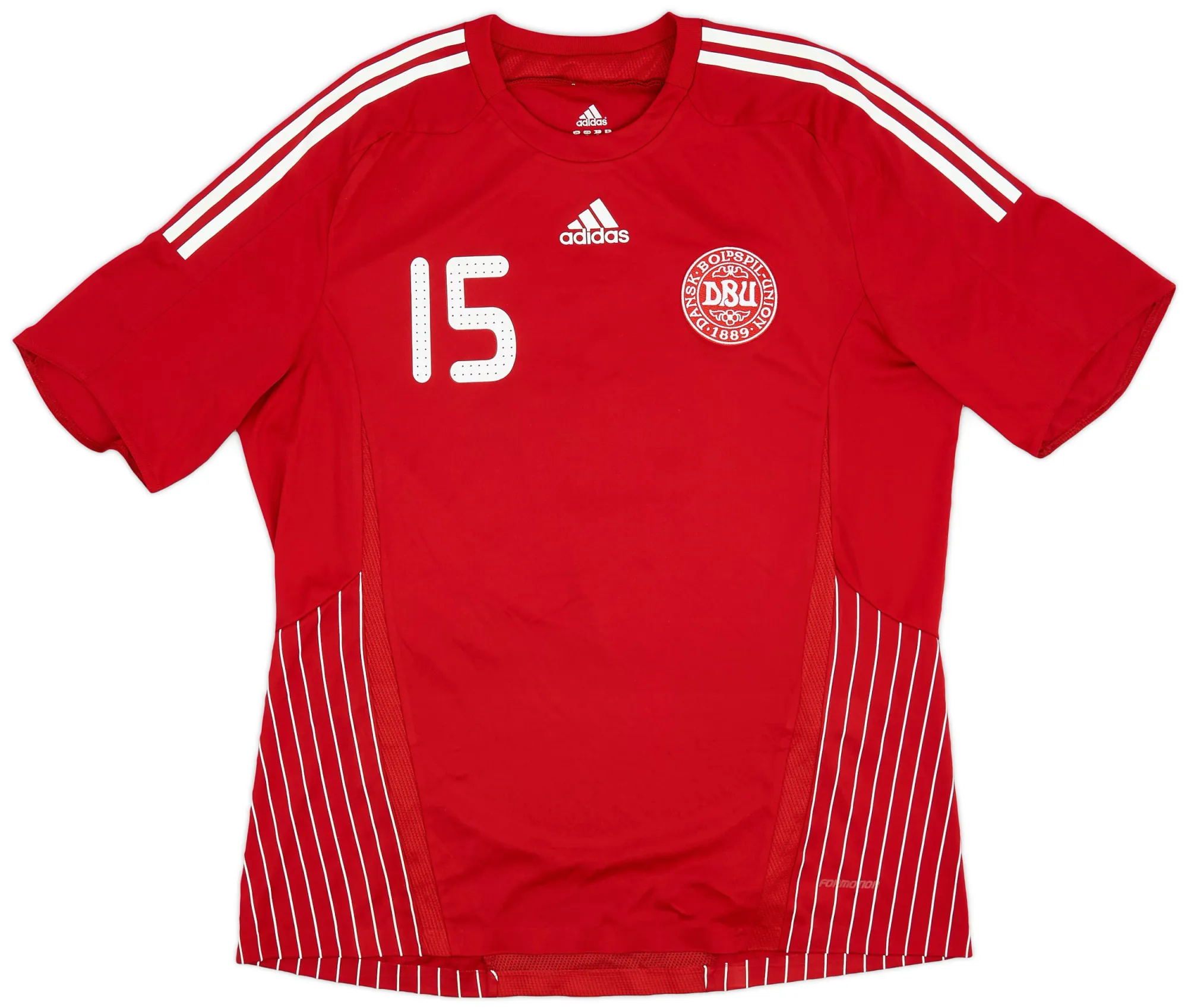 adidas Denmark Mens SS Player Issue Home Shirt 2007