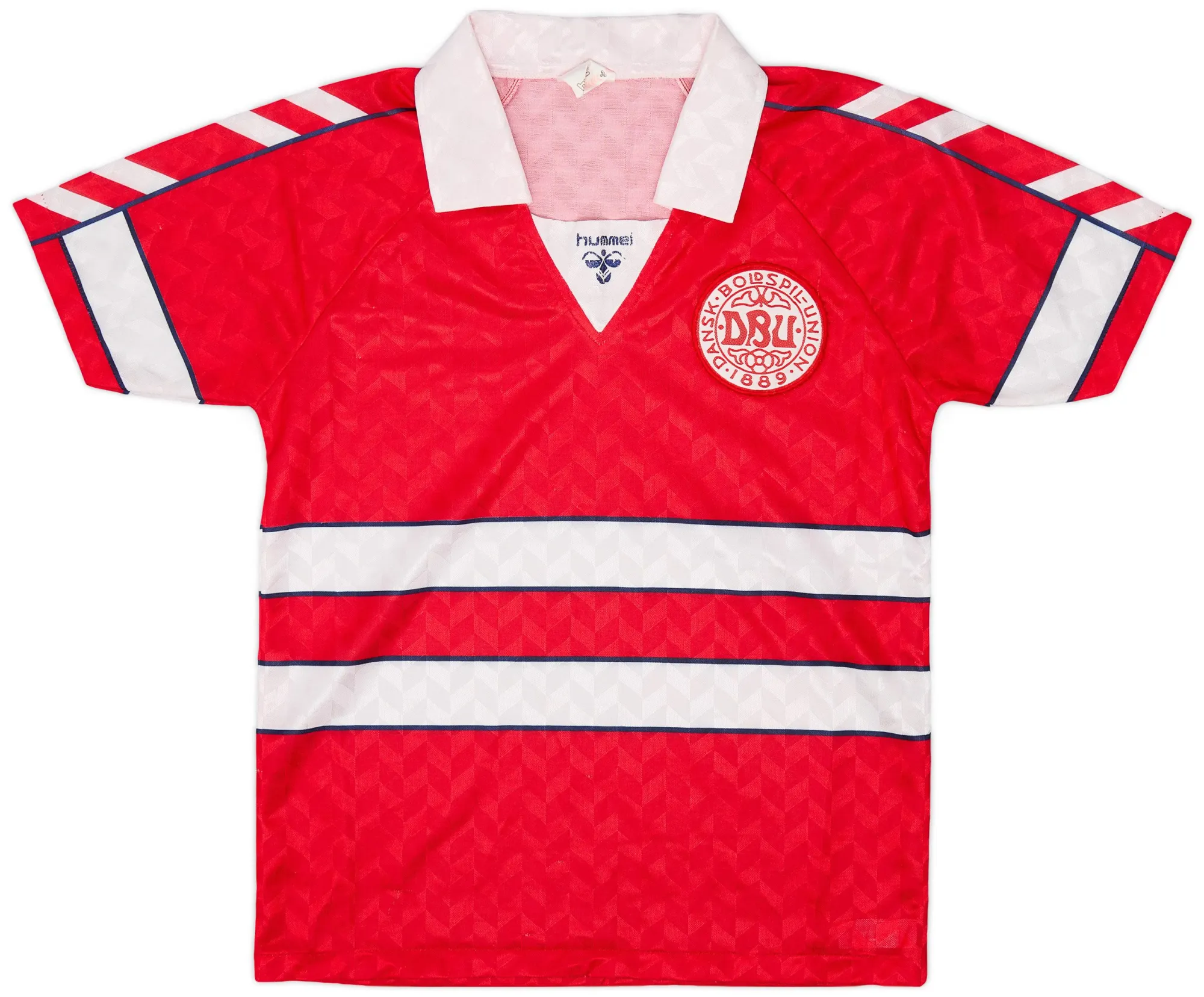 Hummel Denmark Mens SS Home Shirt 1988