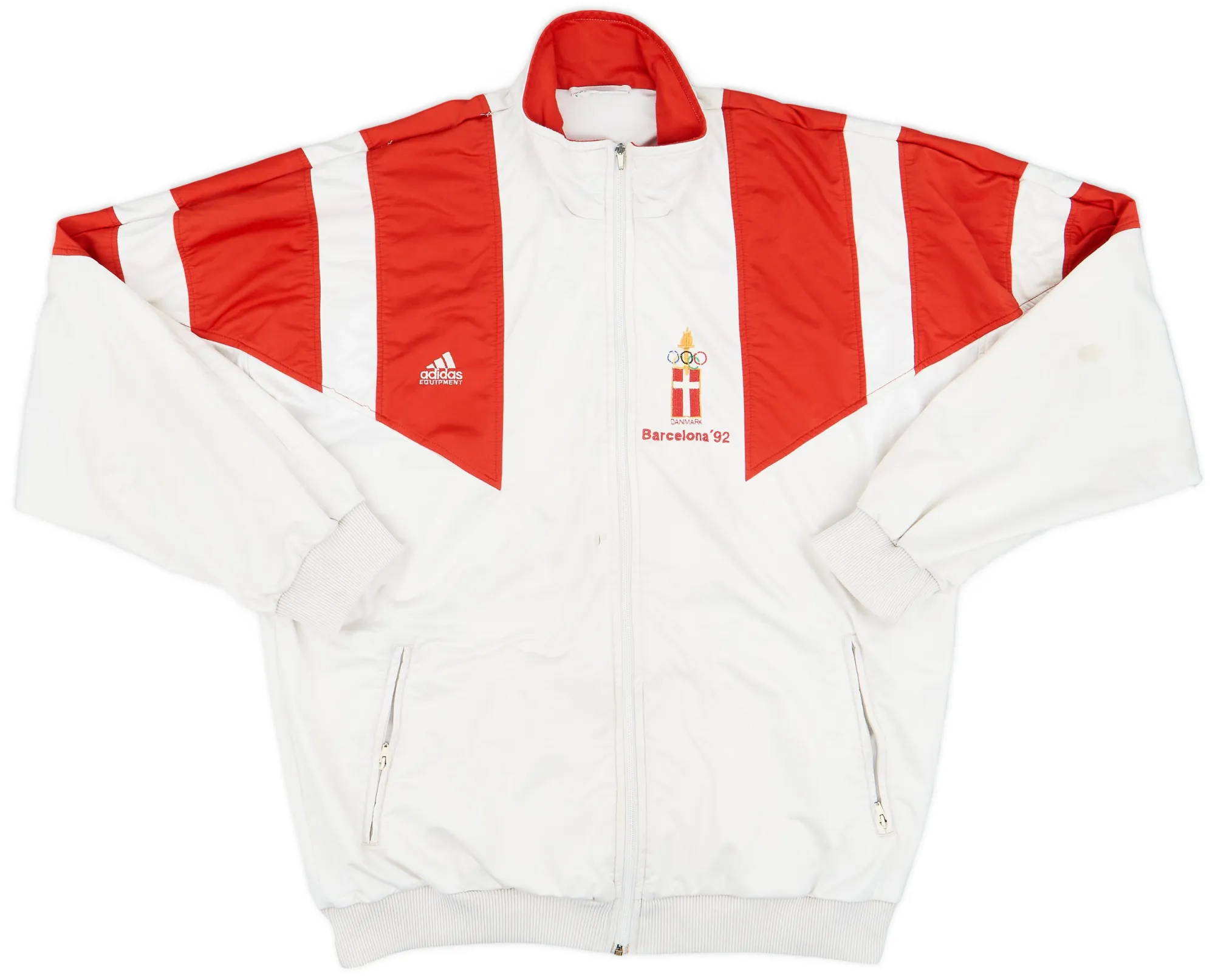 1992 Denmark adidas Olympic Track Jacket - 6/10 - (M)