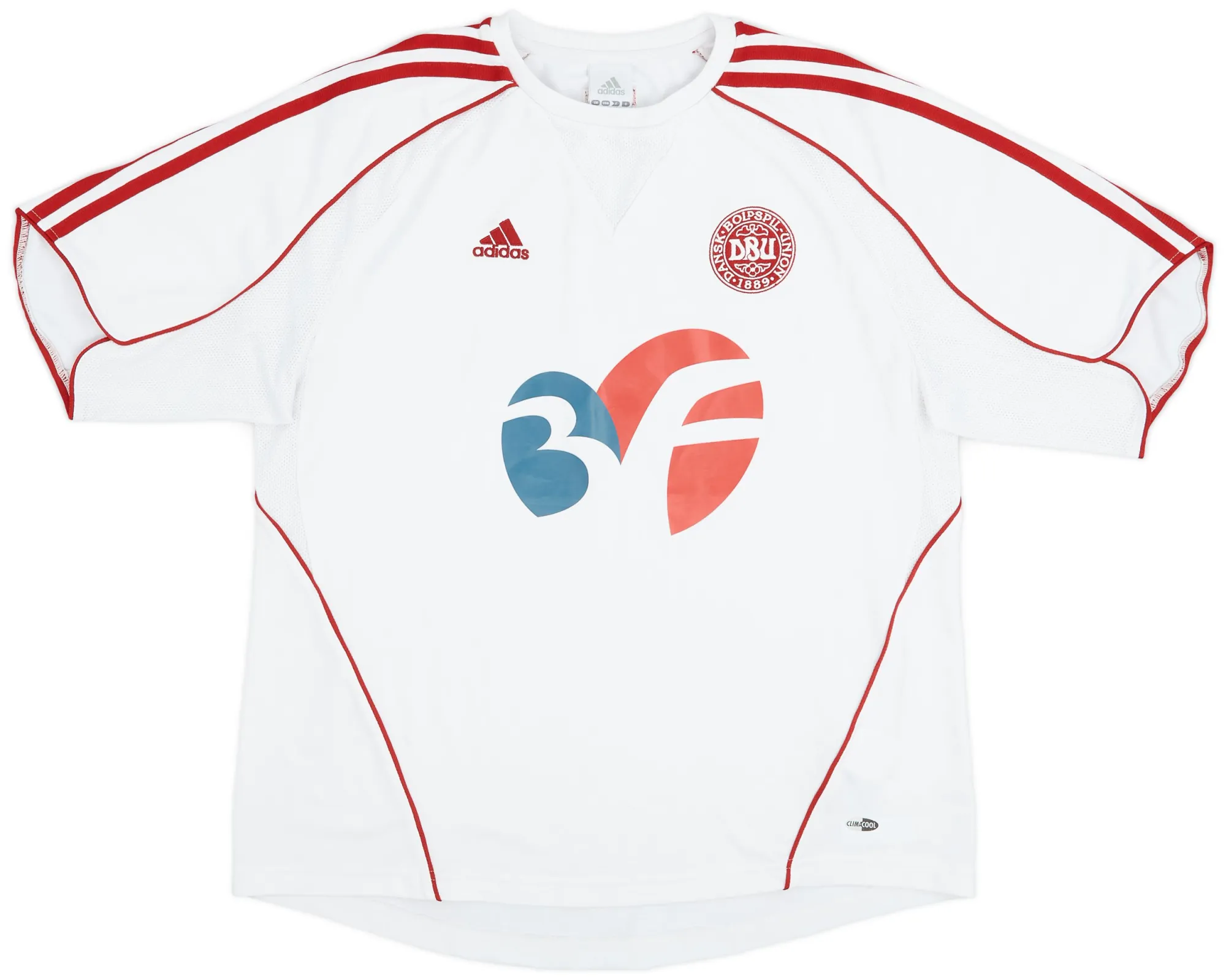 adidas Denmark Womens SS Home Shirt 2004