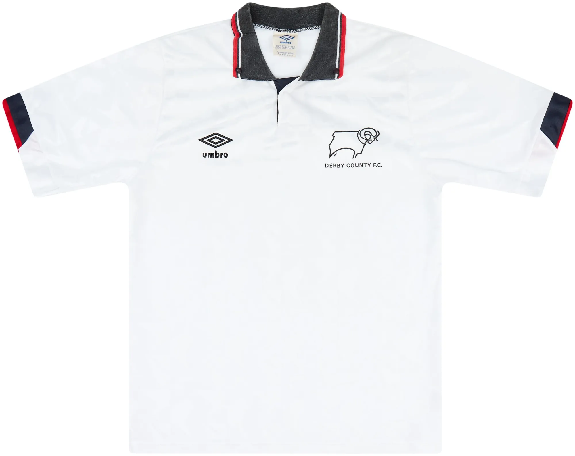 Umbro Derby County Mens SS Home Shirt 1989/91