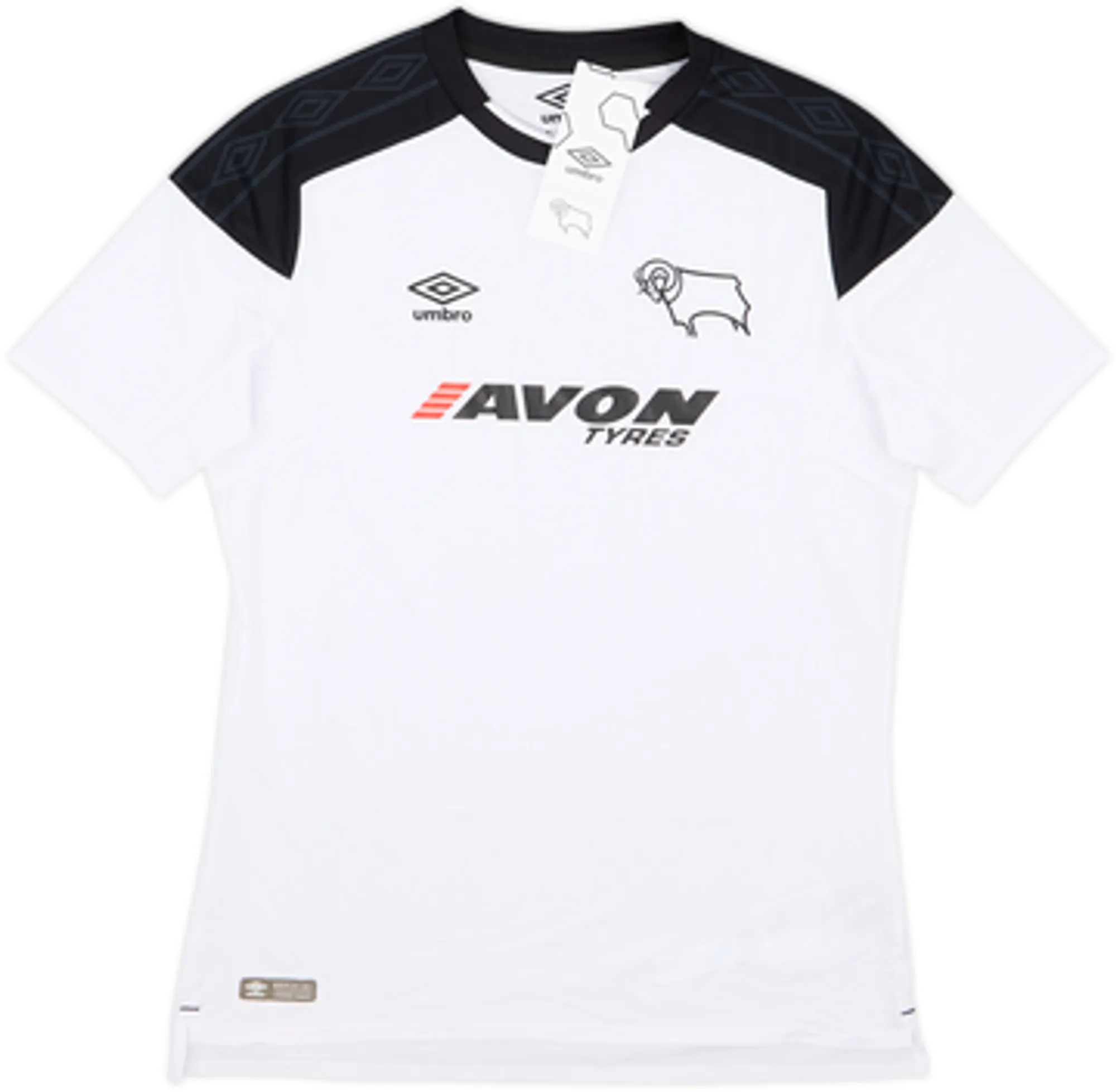 Umbro Derby County Mens SS Home Shirt 2017/18