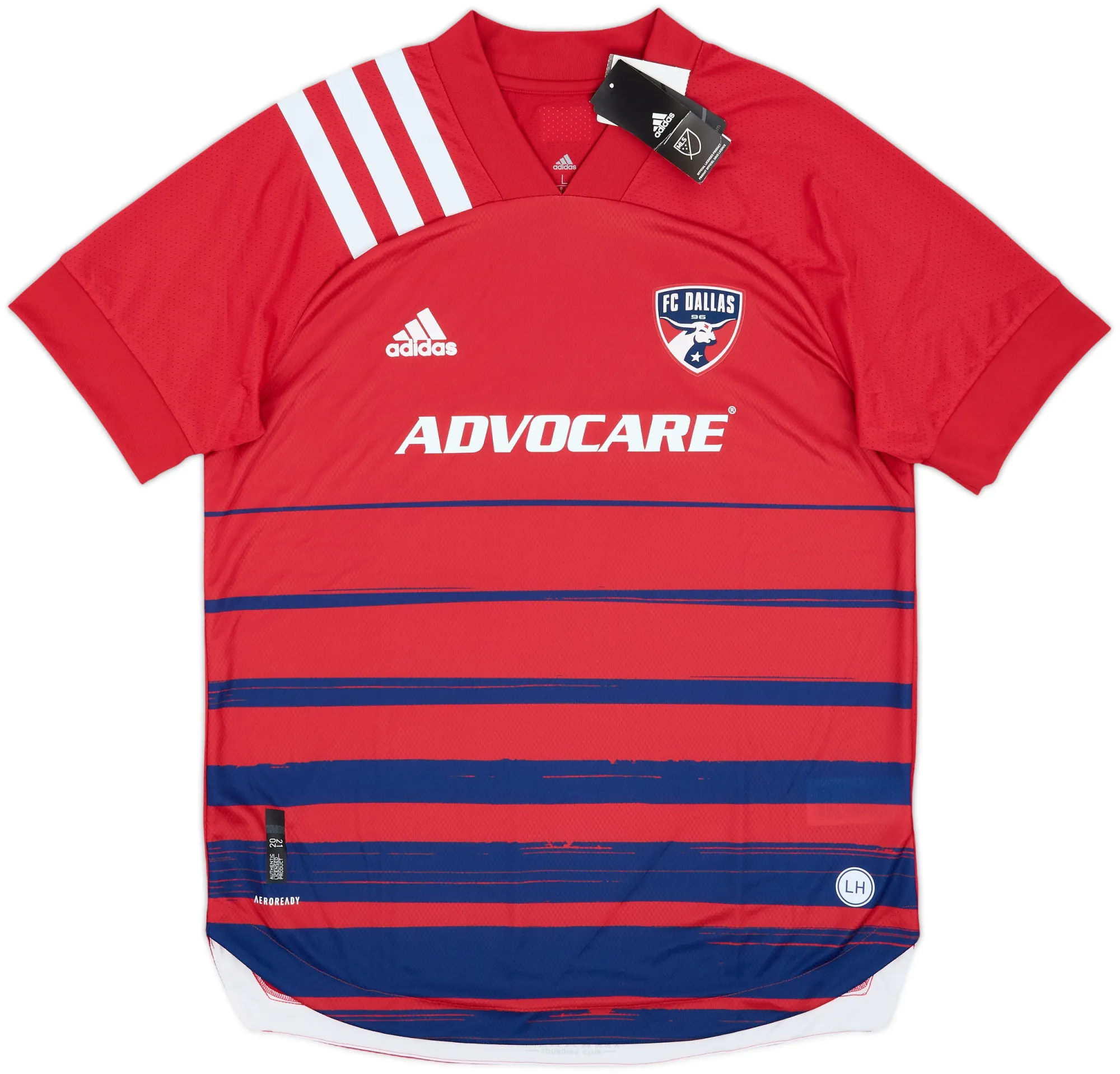 adidas FC Dallas Mens SS Player Issue Home Shirt 2020