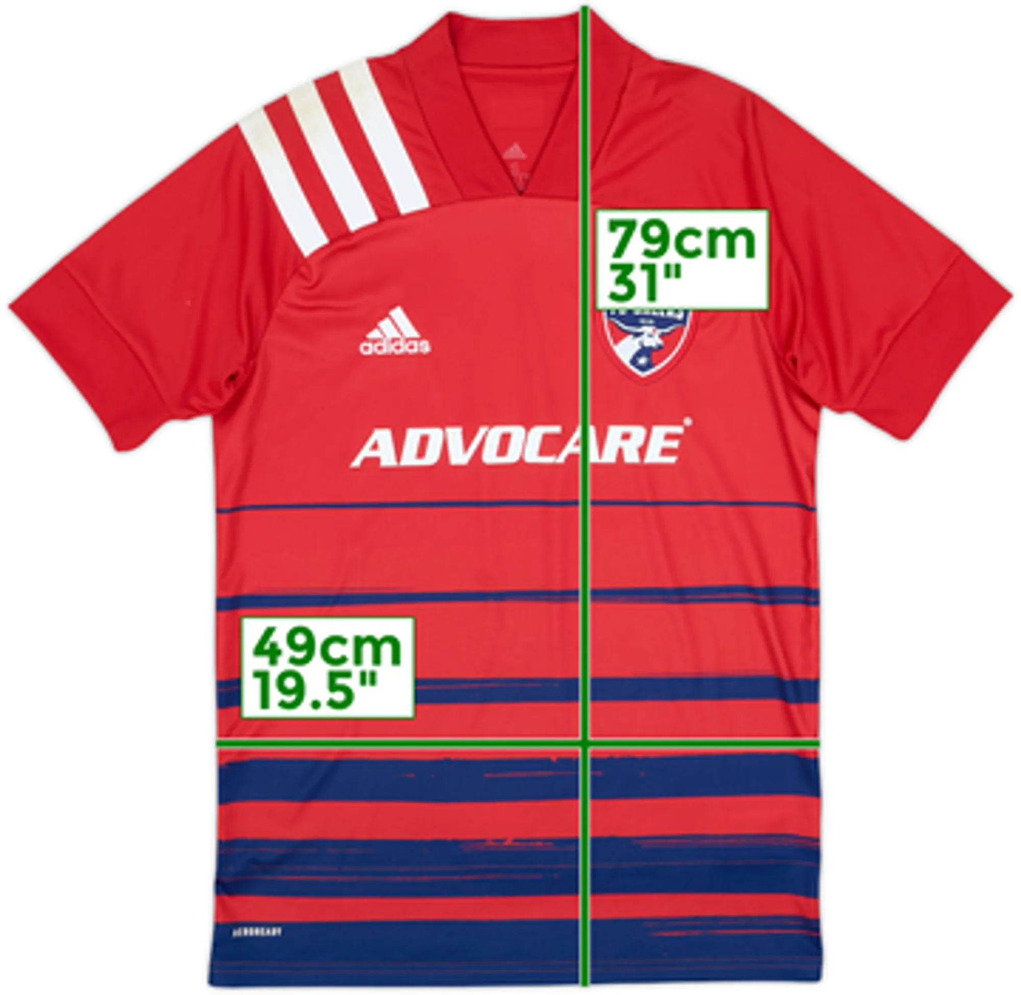 adidas FC Dallas Mens SS Home Shirt 2020