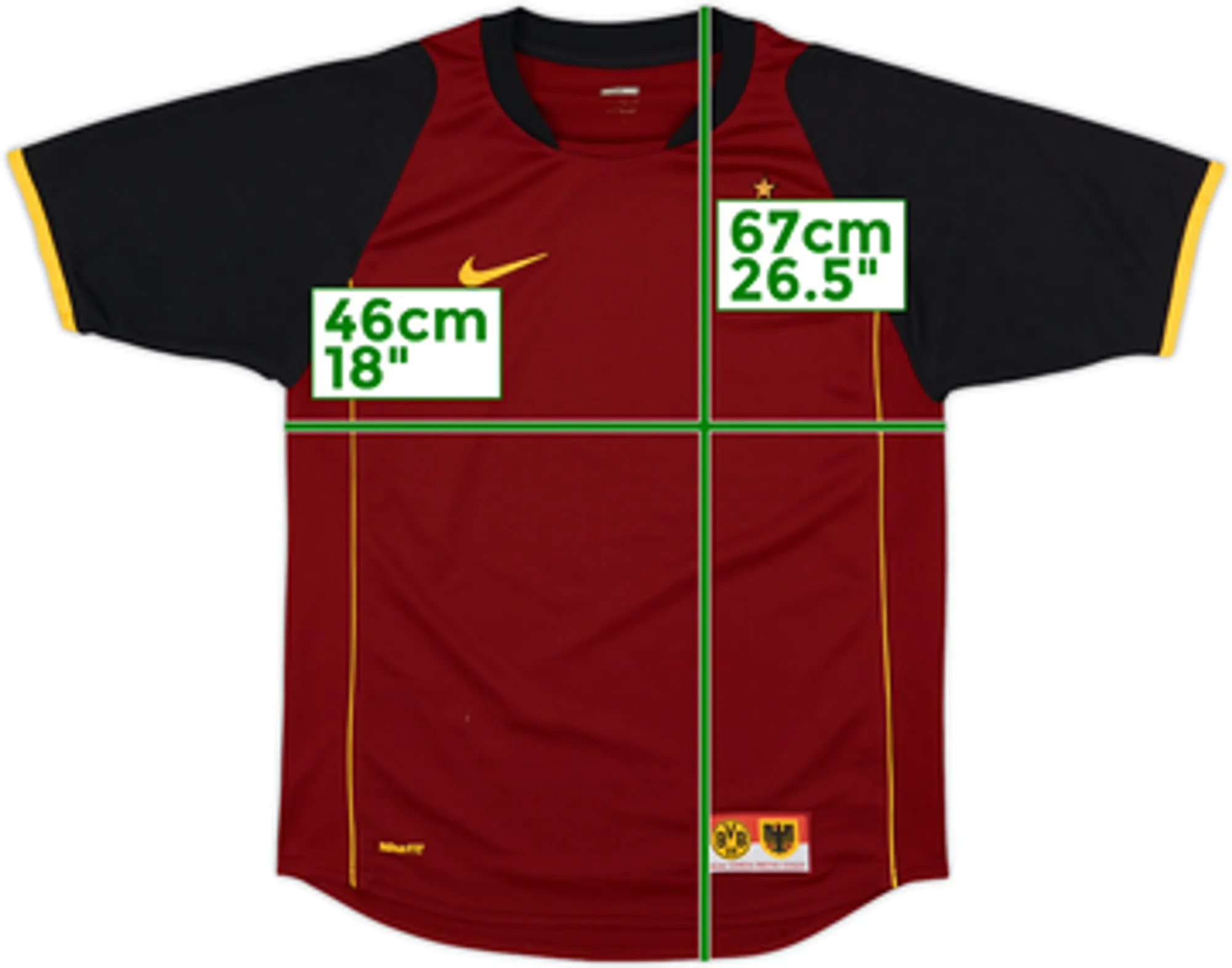 Nike Borussia Dortmund Boys SS Away Shirt 2007/08