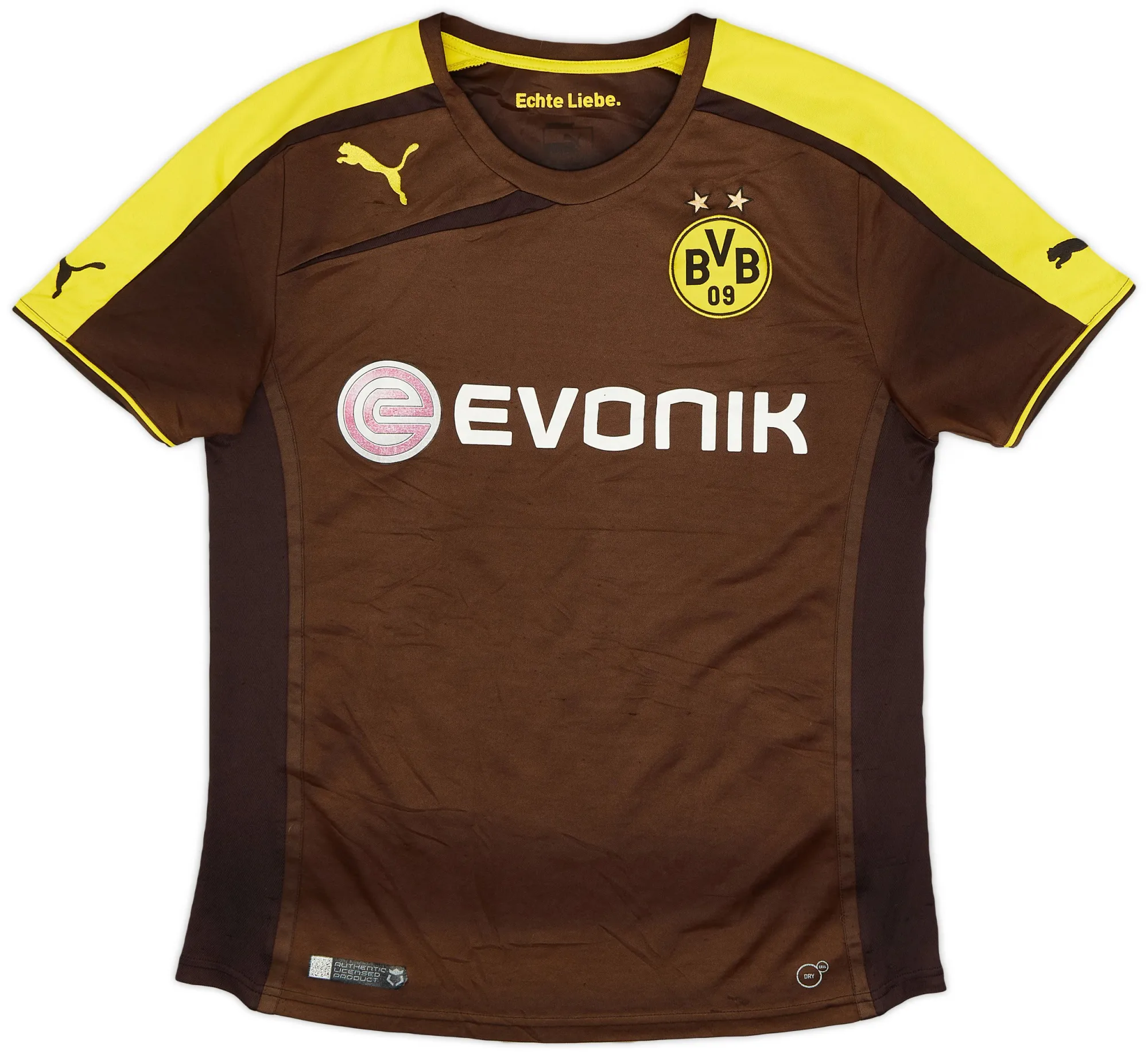 Puma Borussia Dortmund Mens SS Away Shirt 2013/14