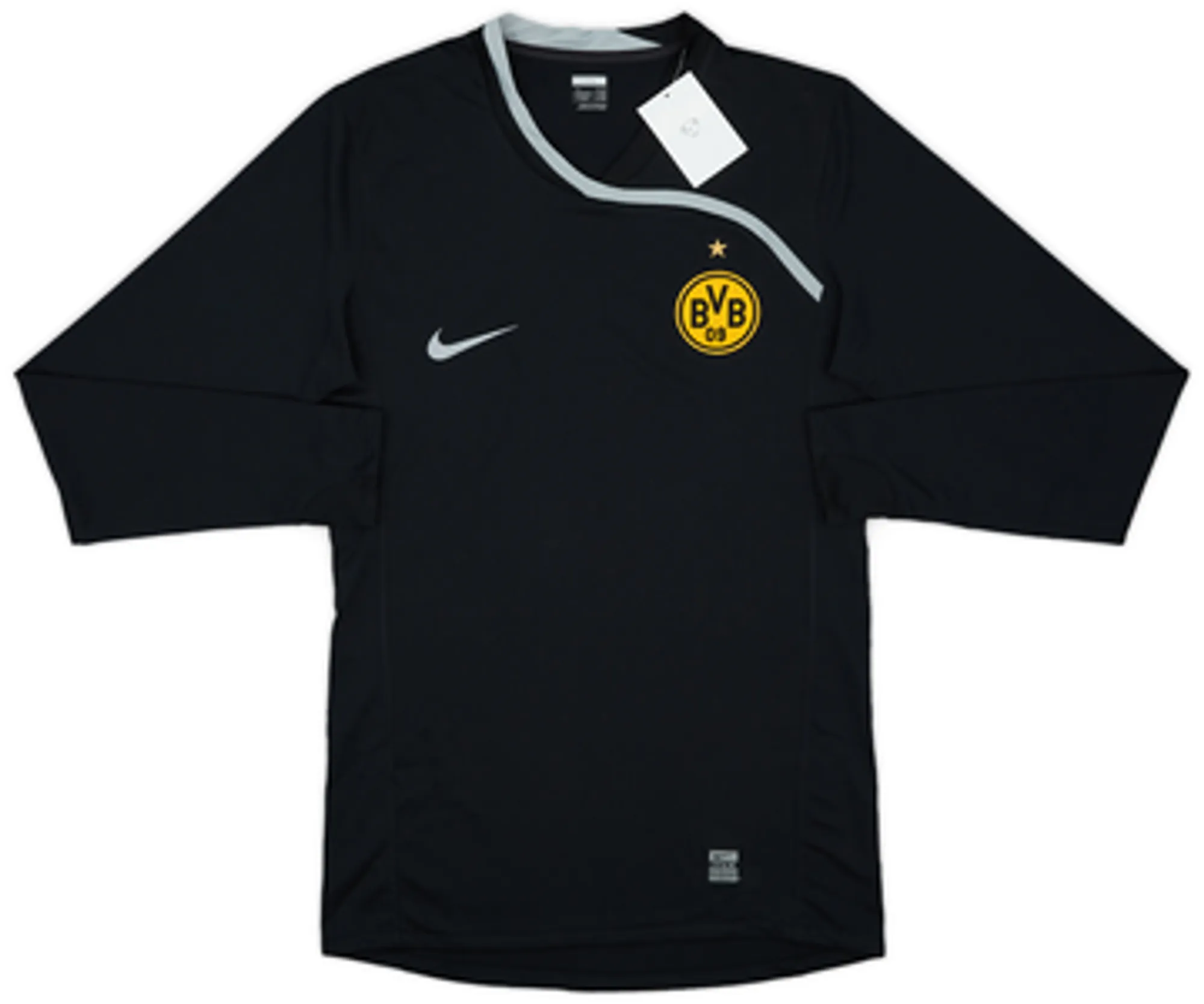 Nike Borussia Dortmund Mens LS Goalkeeper Player Issue Home Shirt 2008/09