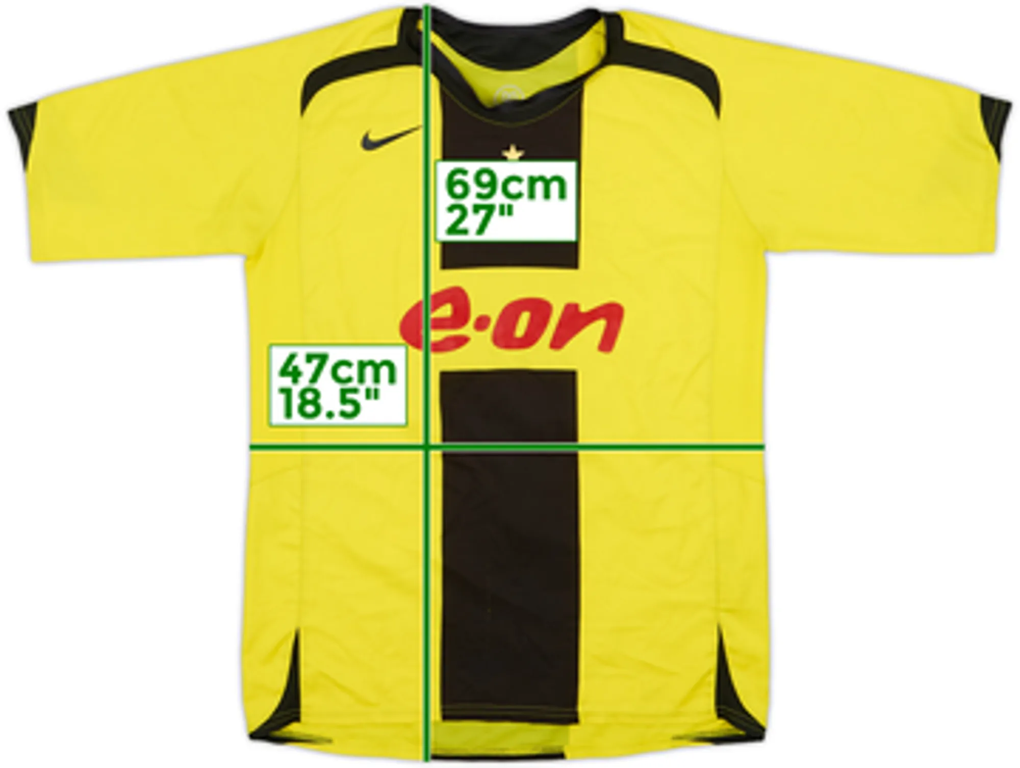 Nike Borussia Dortmund Boys SS Home Shirt 2005/06
