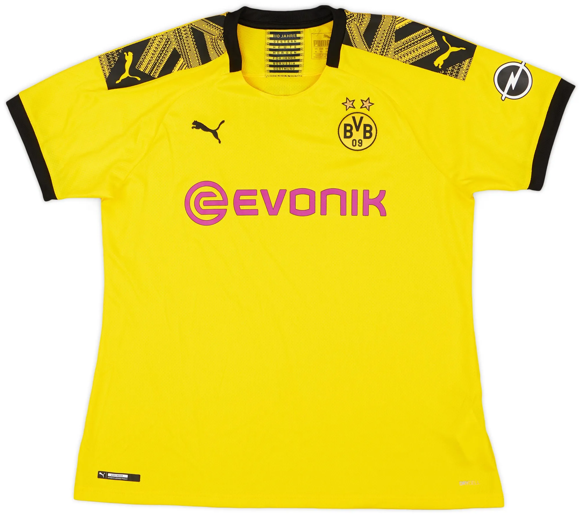 Puma Borussia Dortmund Womens SS Home Shirt 2019/20