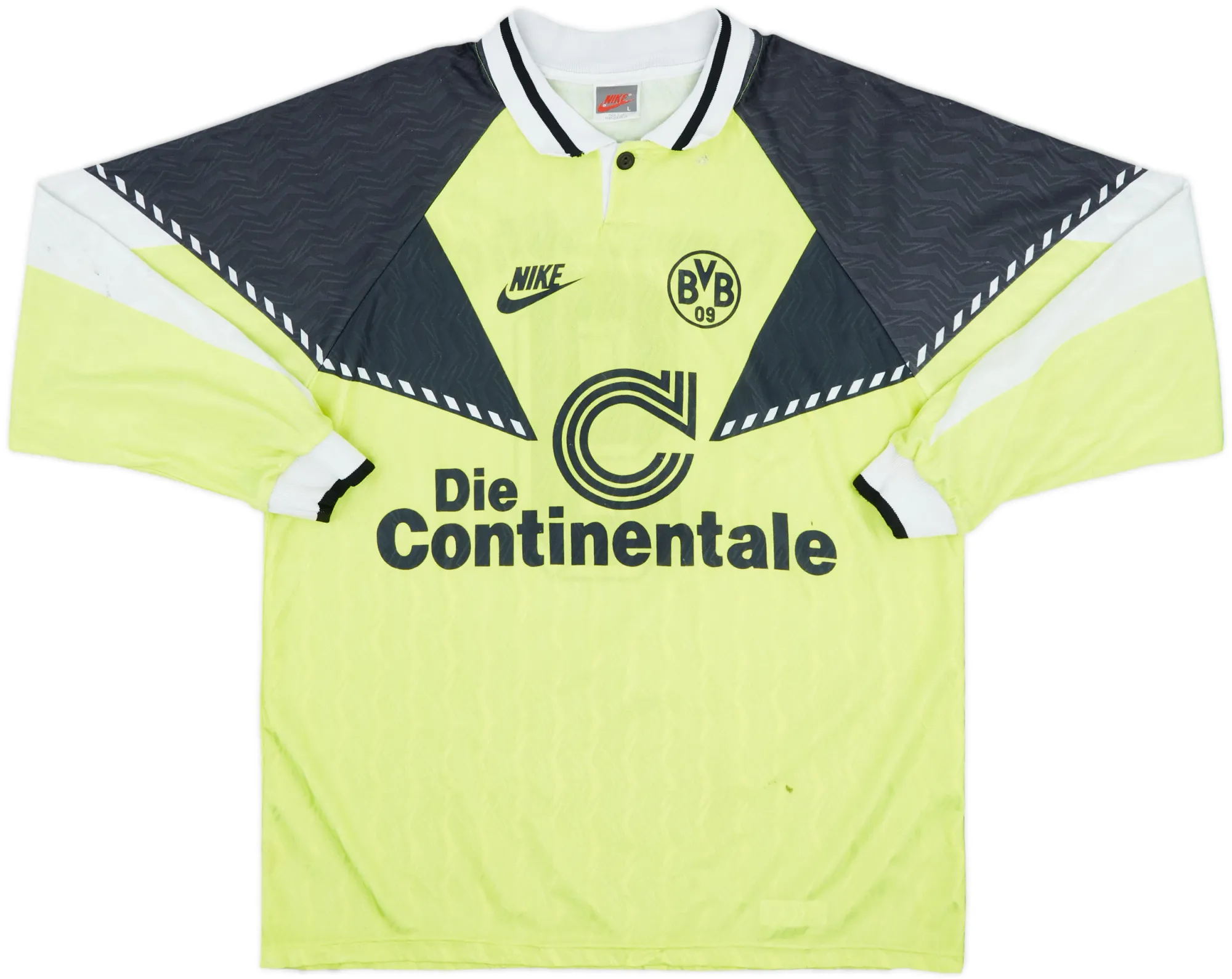 Nike Borussia Dortmund Mens LS Home Shirt 1990/91