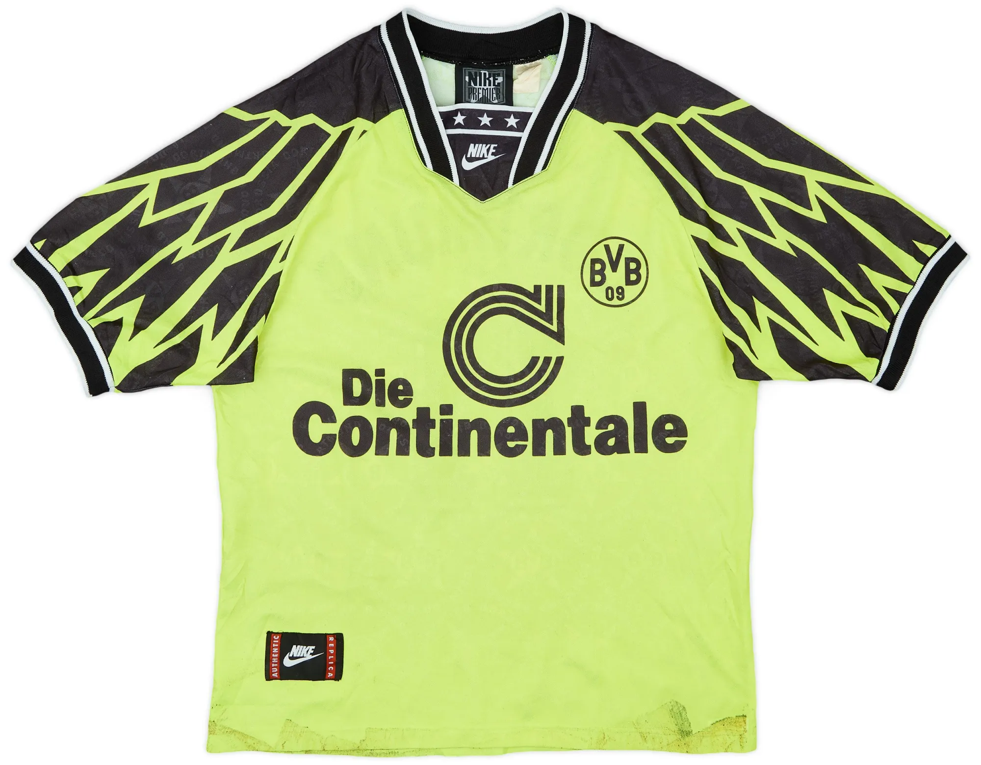 Nike Borussia Dortmund Mens SS Home Shirt 1994/95