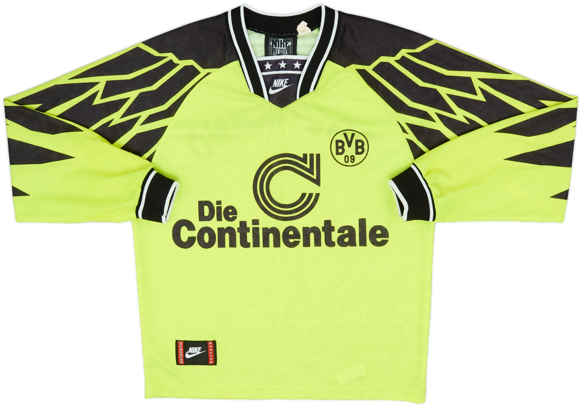 Nike Borussia Dortmund Mens LS Home Shirt 1994/95