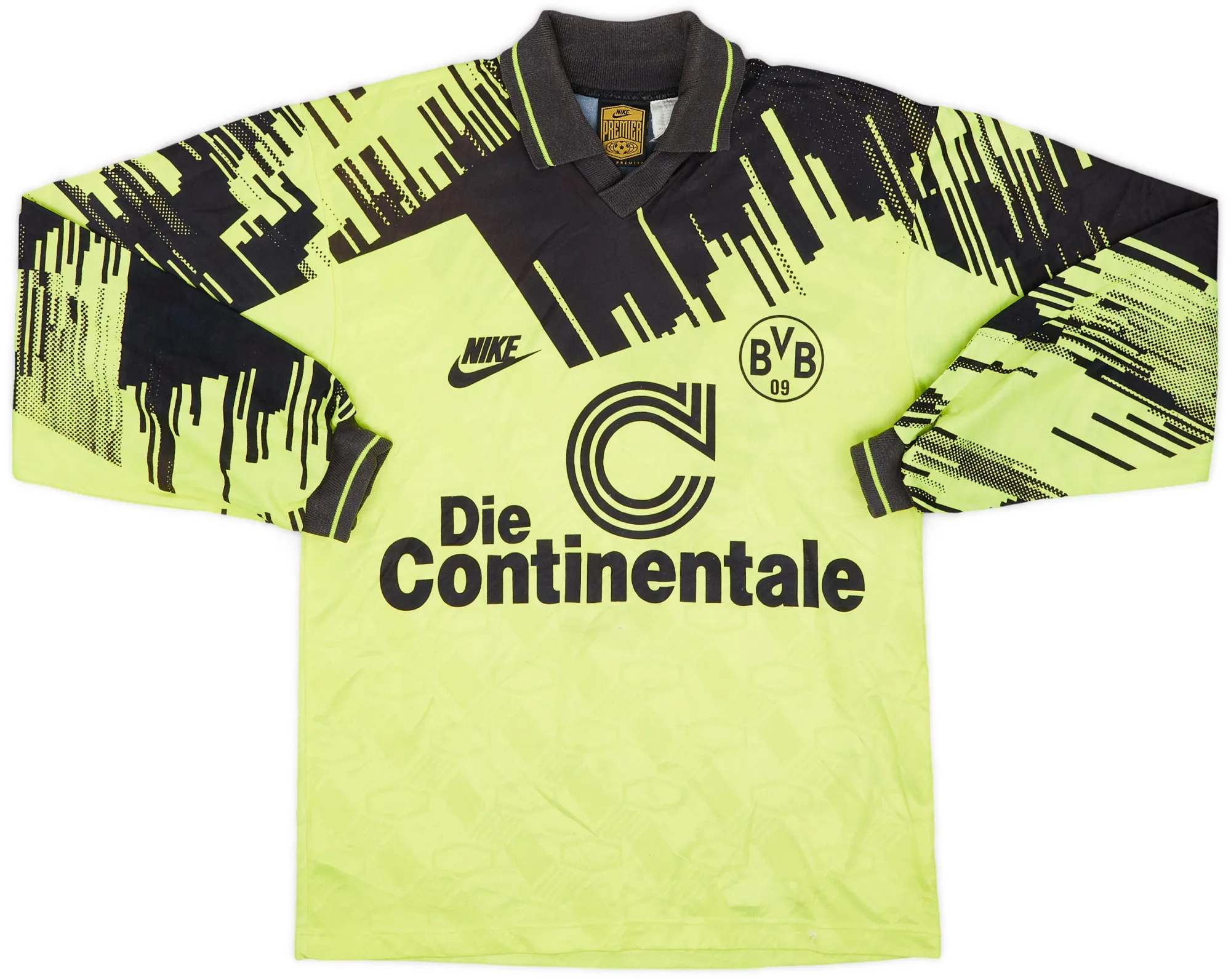 Nike Borussia Dortmund Mens LS Home Shirt 1993/94