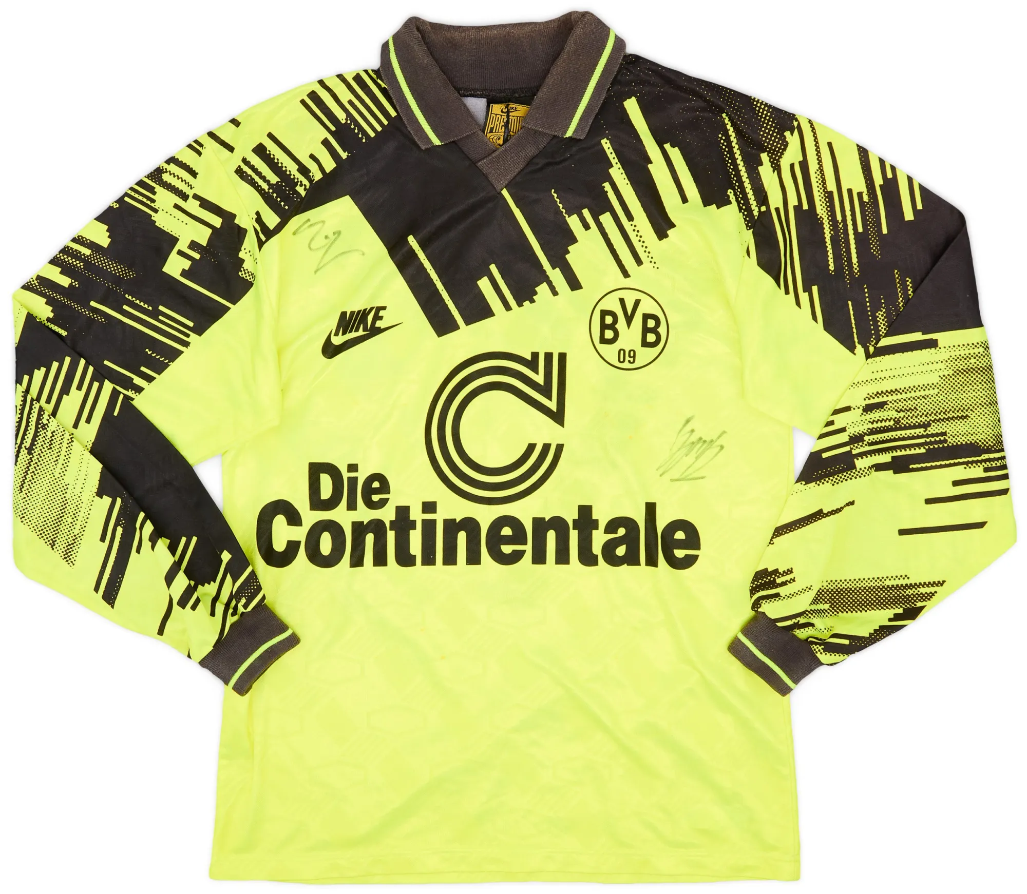 Nike Borussia Dortmund Mens LS Home Shirt 1993/94