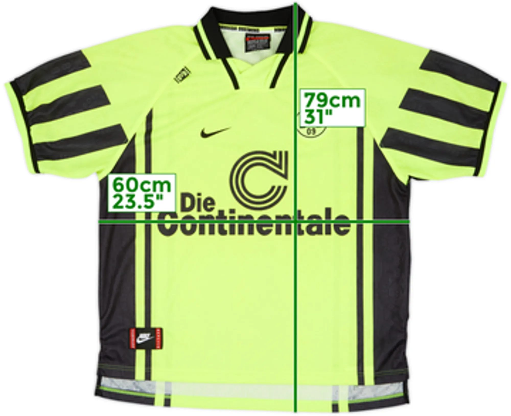 Nike Borussia Dortmund Mens SS Home Shirt 1996/97