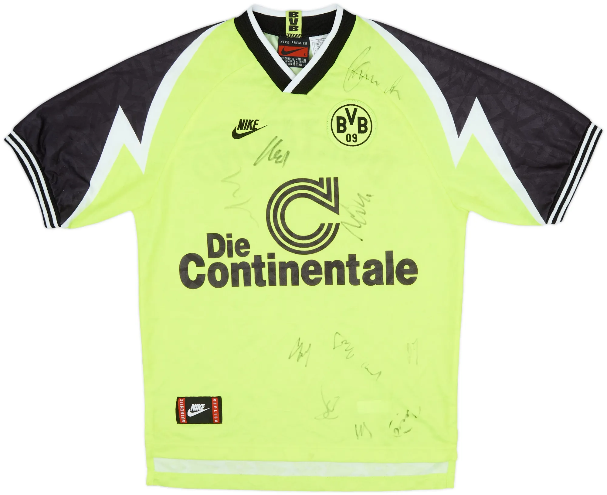 Nike Borussia Dortmund Mens SS Home Shirt 1995/96