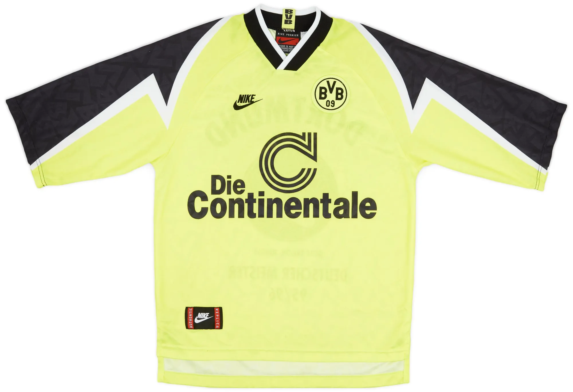Nike Borussia Dortmund Mens SS Home Shirt 1995/96