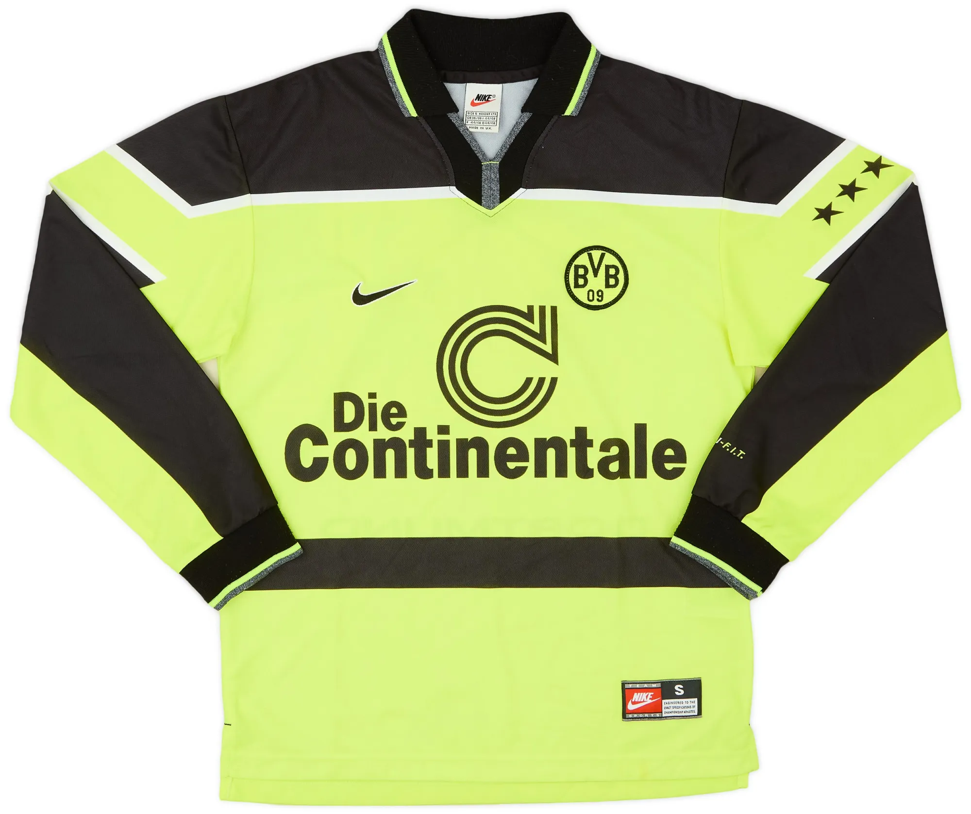ドルトムント 97-98  Nike Borussia Dortmund Mens LS Home Shirt 1997/98