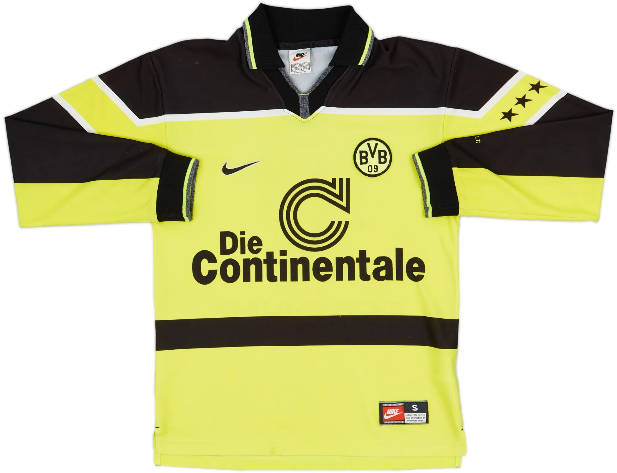 Nike Borussia Dortmund Mens LS Home Shirt 1997/98