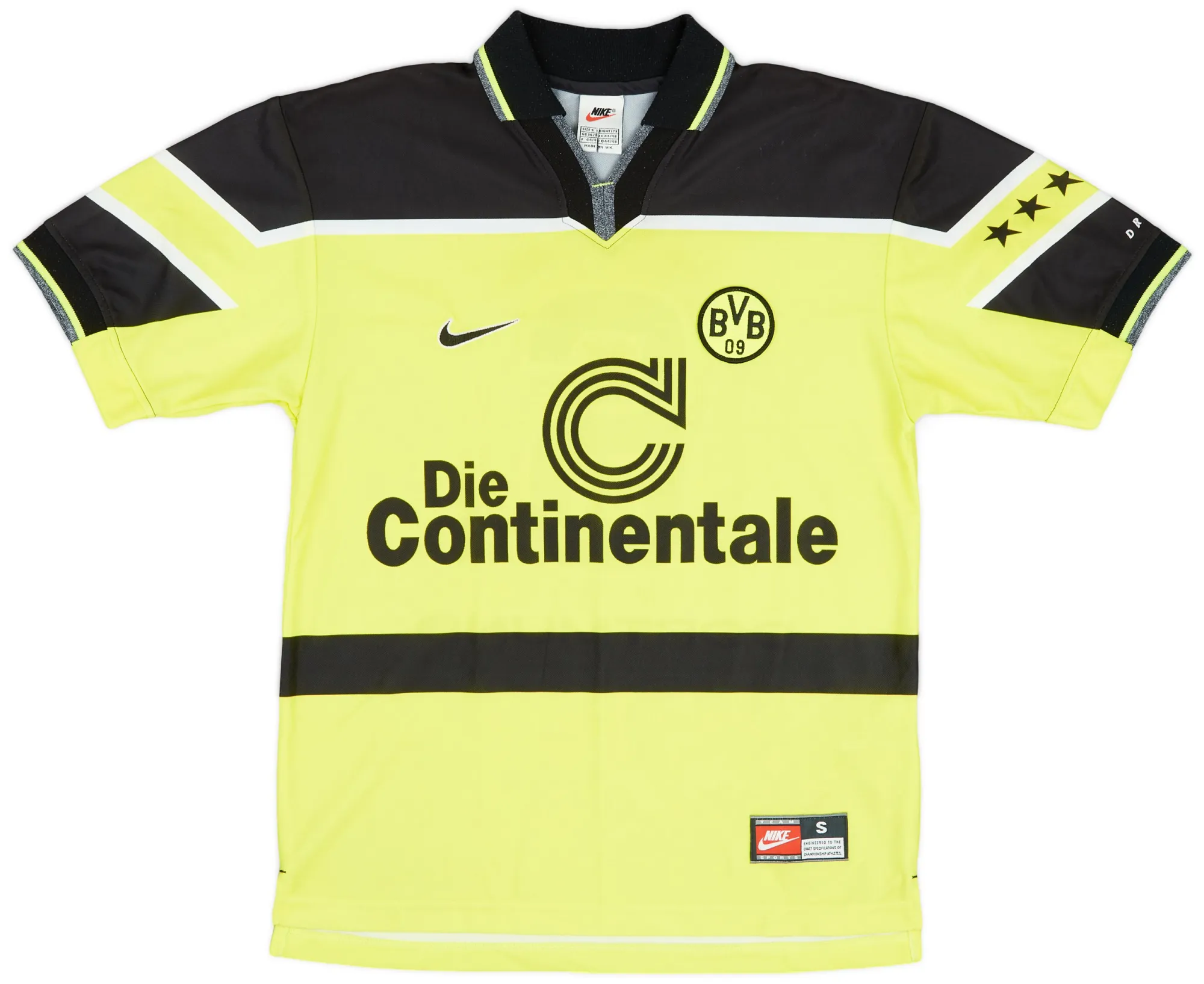 Nike Borussia Dortmund Mens SS Home Shirt 1997/98