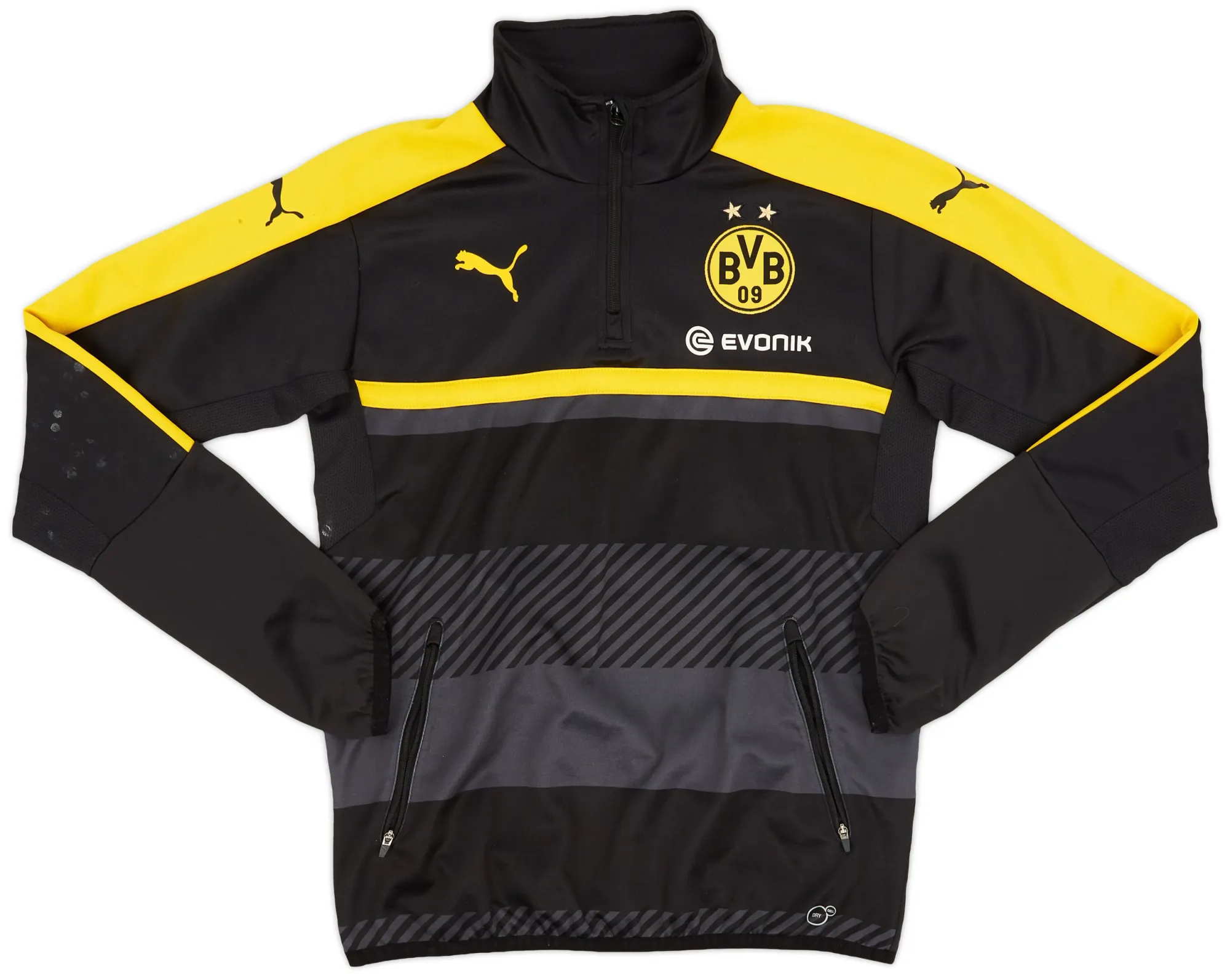 2014-15 Borussia Dortmund Puma 1/4 Zip Training Top - 5/10 - (S)