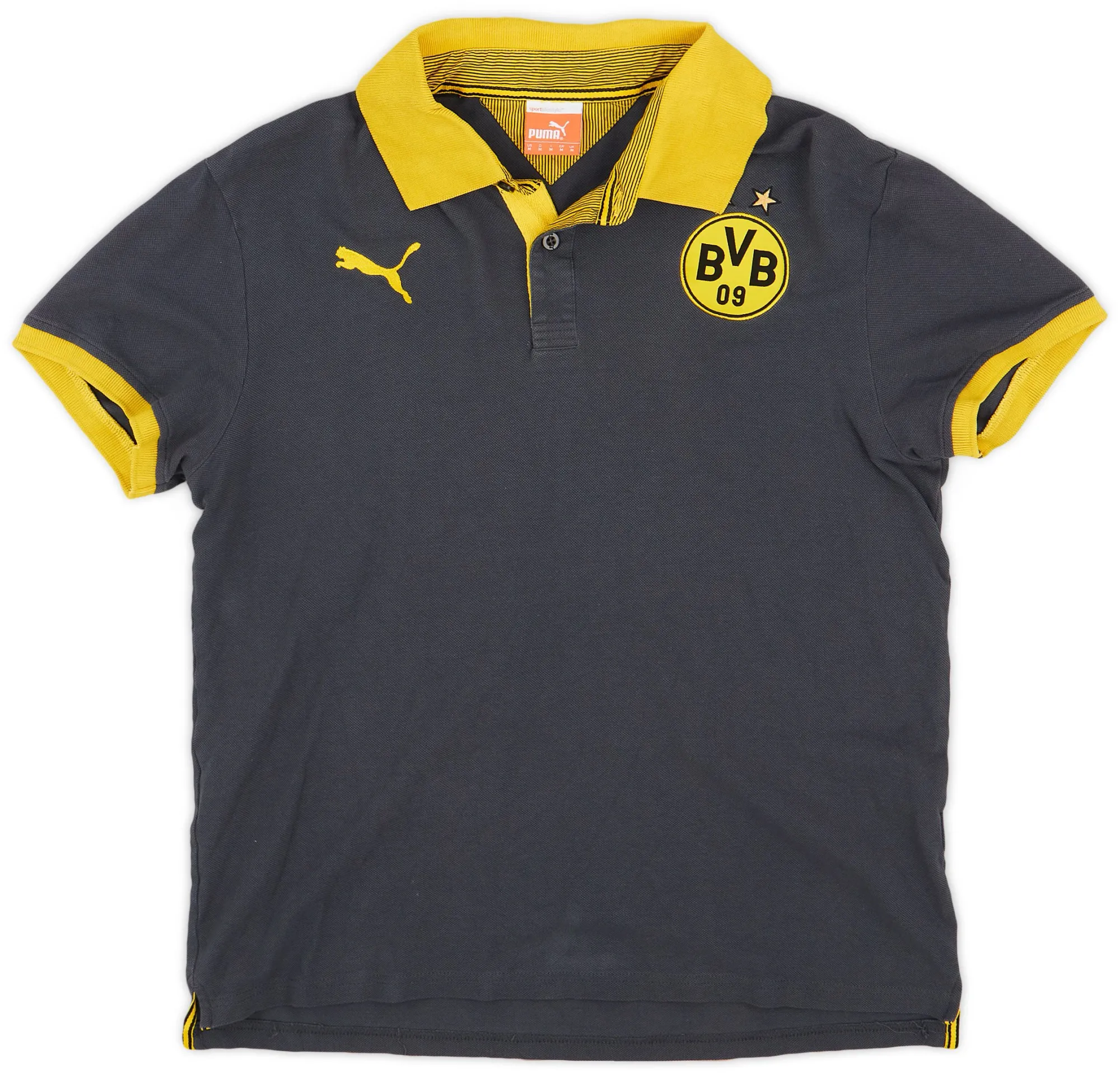 Puma Borussia Dortmund Mens SS Away Shirt 2013/14