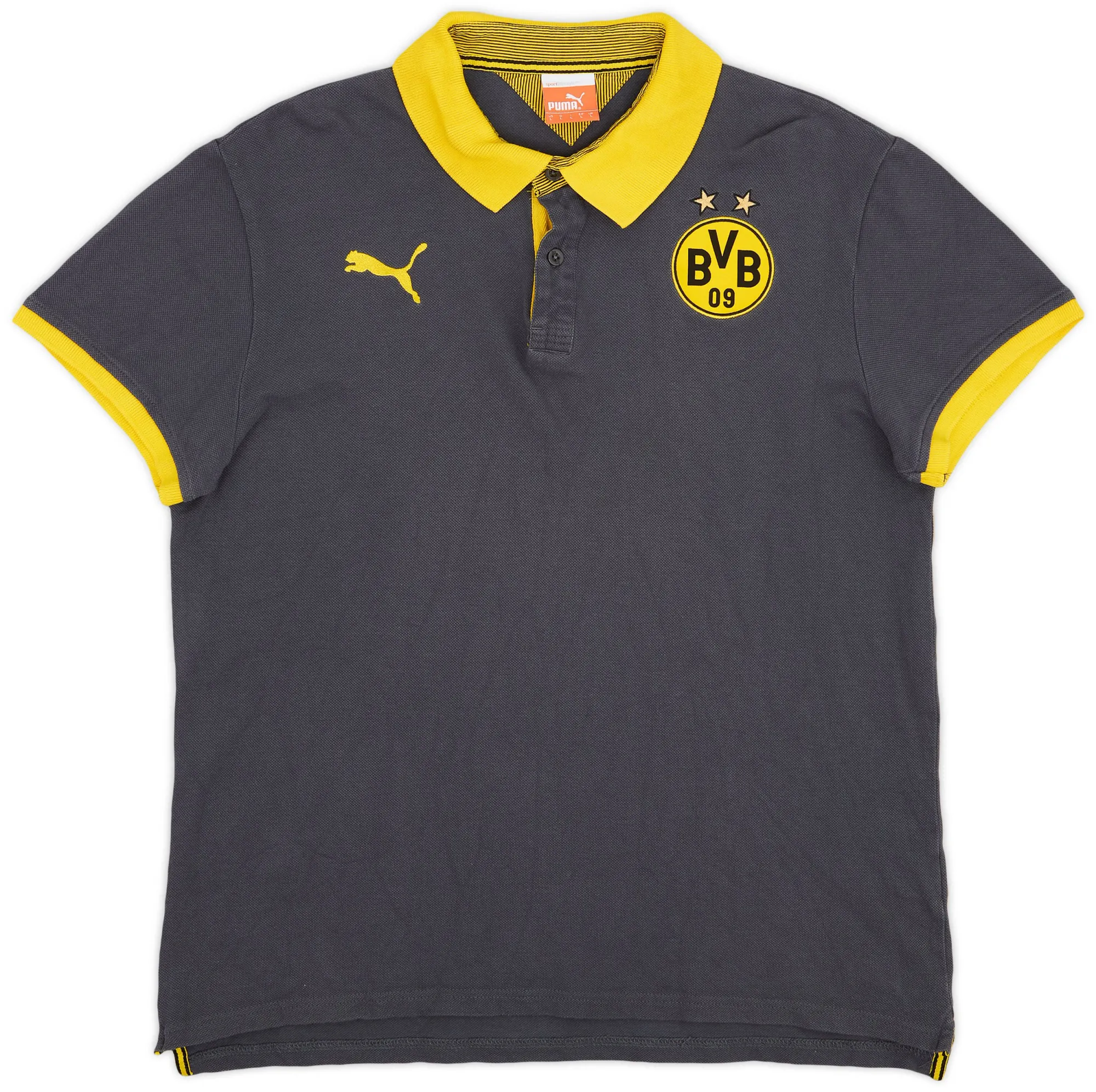 2014-15 Borussia Dortmund Puma Polo Shirt - 8/10 - (L)