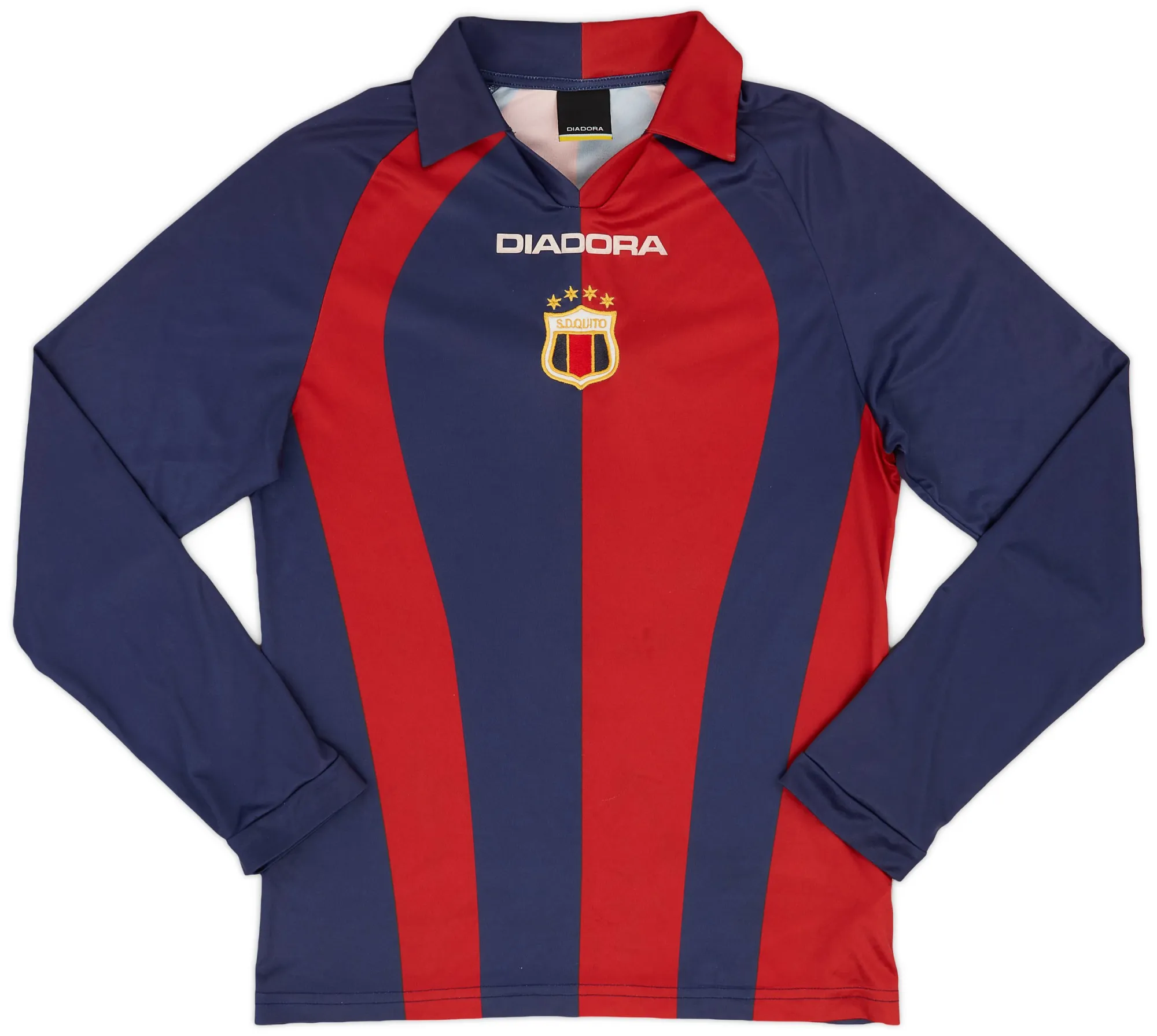 Diadora Deportivo Quito Mens LS Home Shirt 2010/11