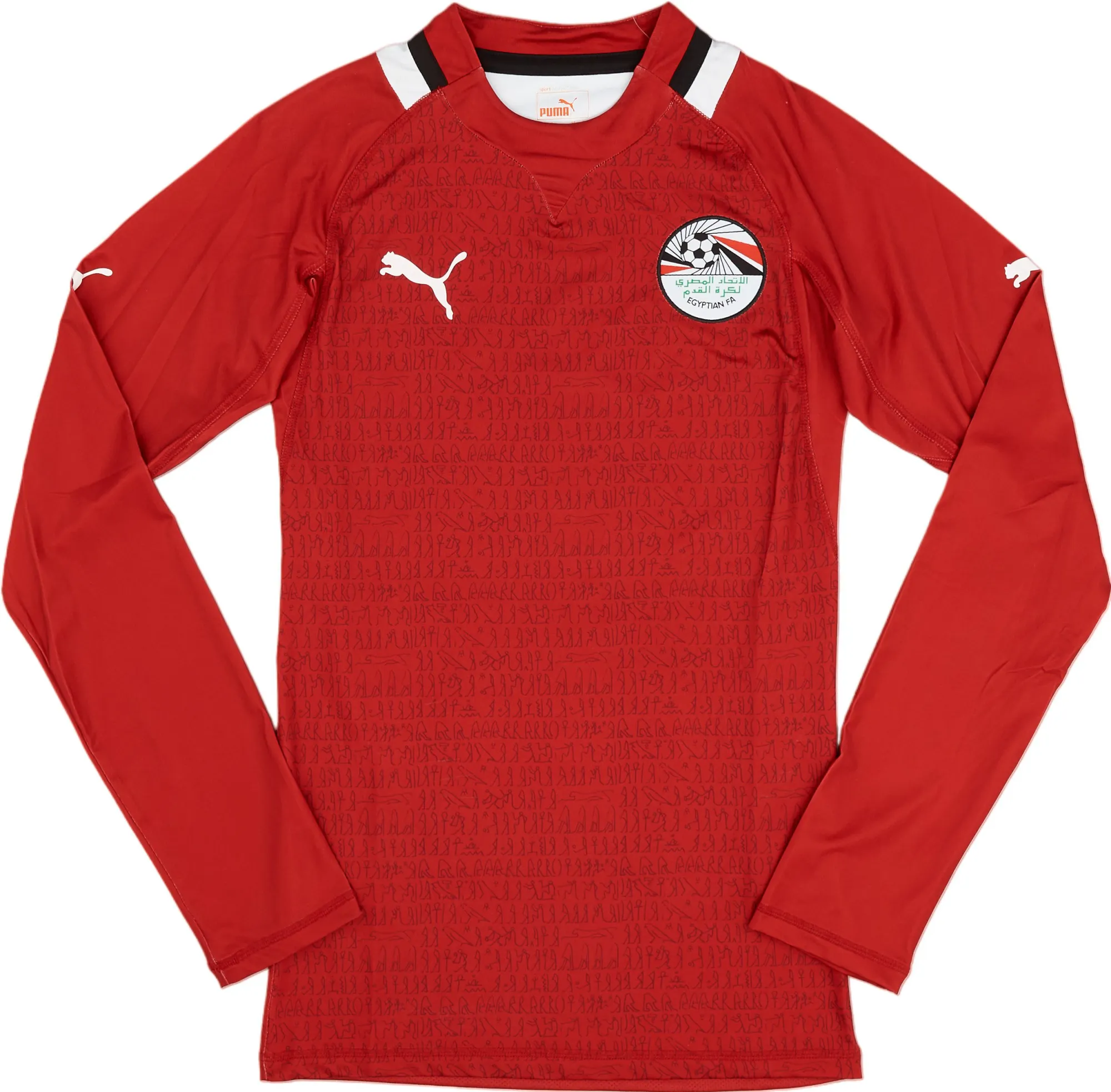 Puma Egypt Mens LS Player Issue Home Shirt 2012