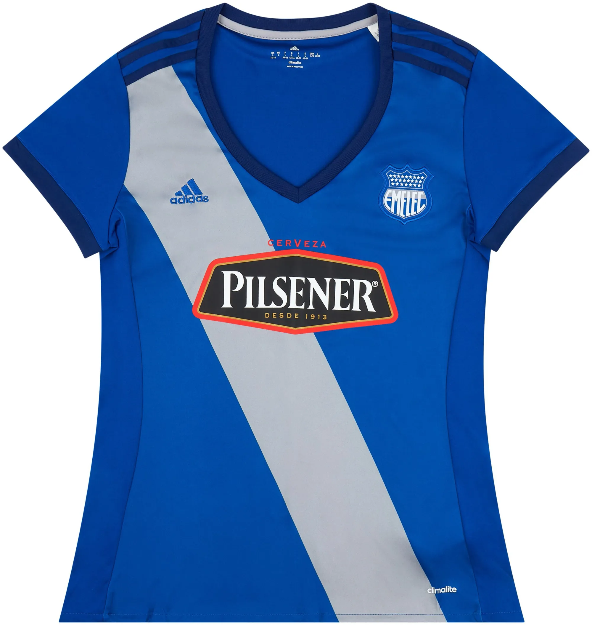 adidas Club Sport Emelec Womens SS Home Shirt 2017/18
